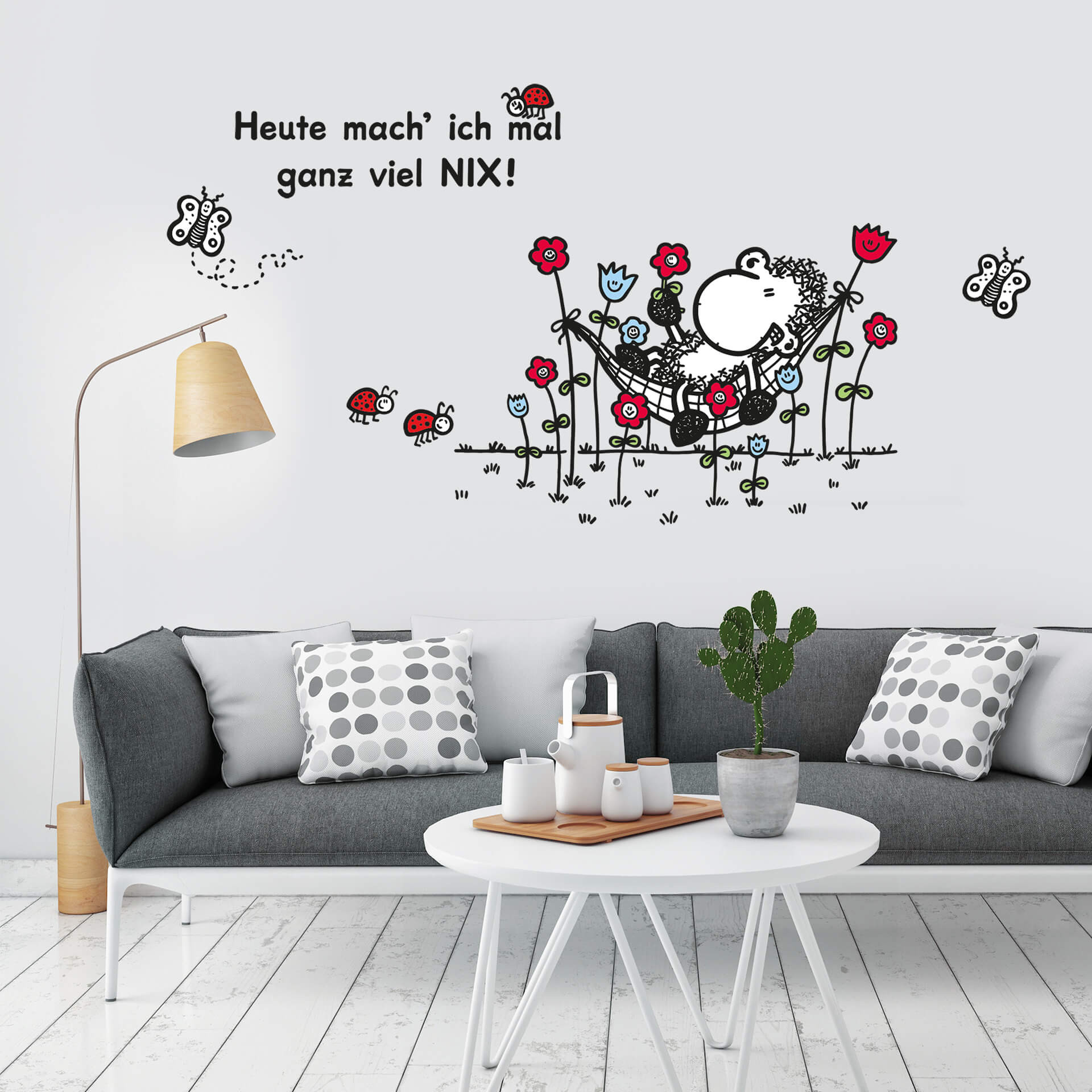 Wandtattoo sheepworld Ganz viel nix
