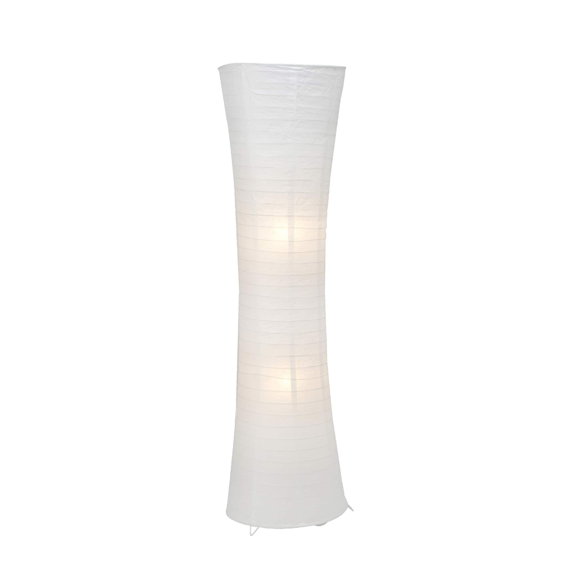 Stehleuchte Ayana, weiß, 125 x 34,5 cm, Papier Stehlampe