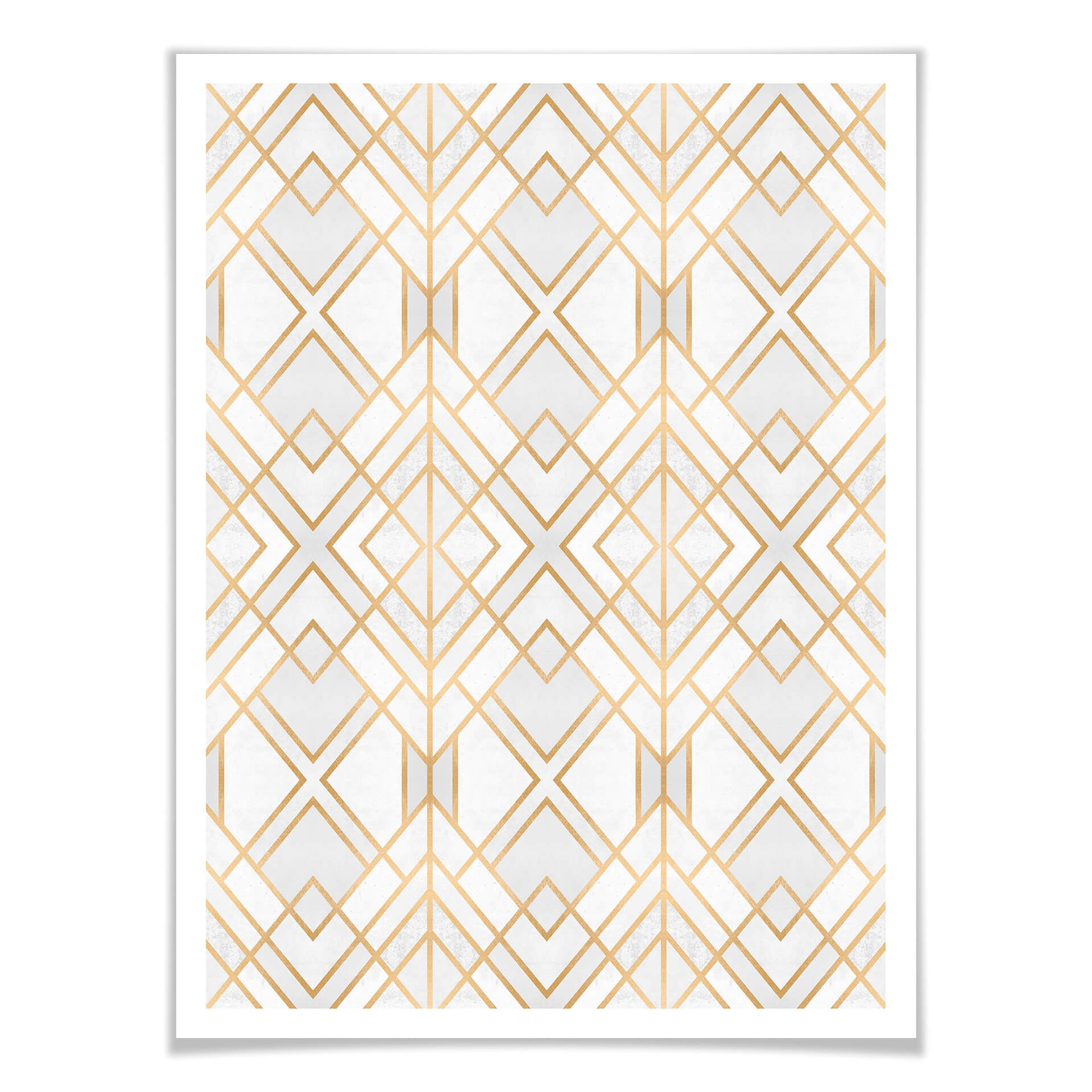 Plakat Fredriksson - Złota geometria