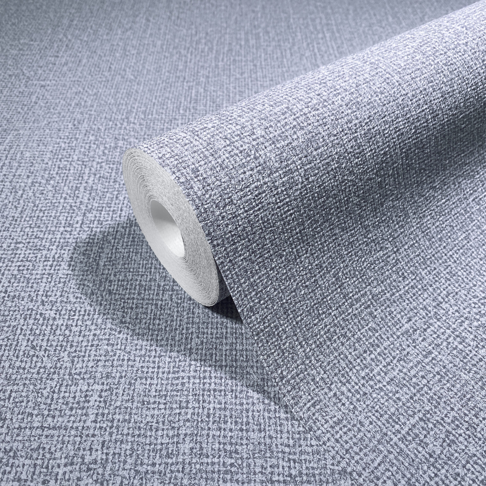 Textielvliesbehang effen paars structuur
