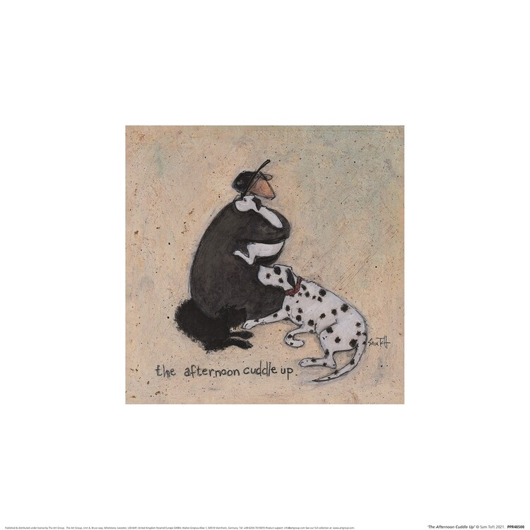 Plakat Sam Toft - The Afternoon Cuddle Up kunsttryk, Sam Toft (30 x 30 cm)