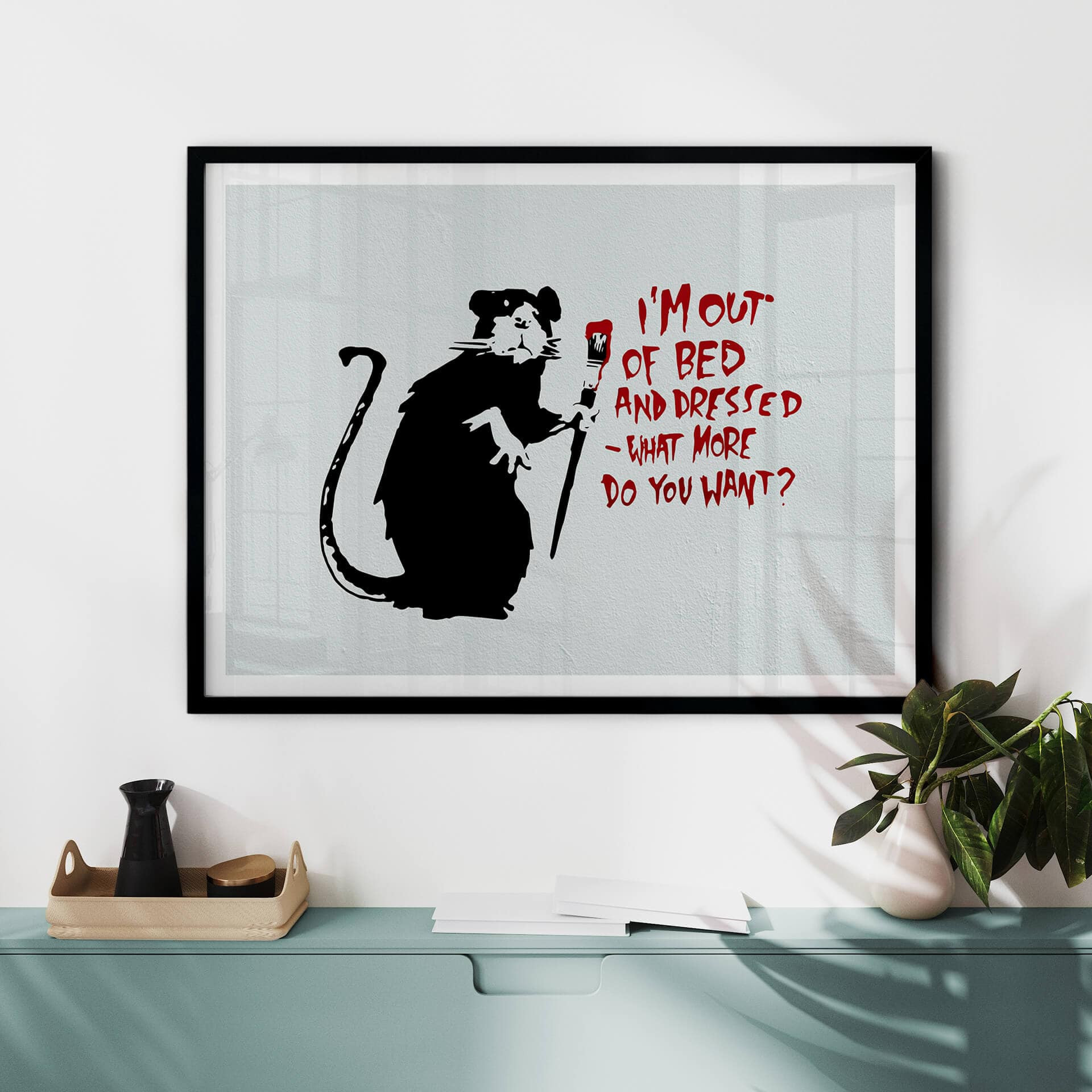 Plakat Banksy - Out Of Bed