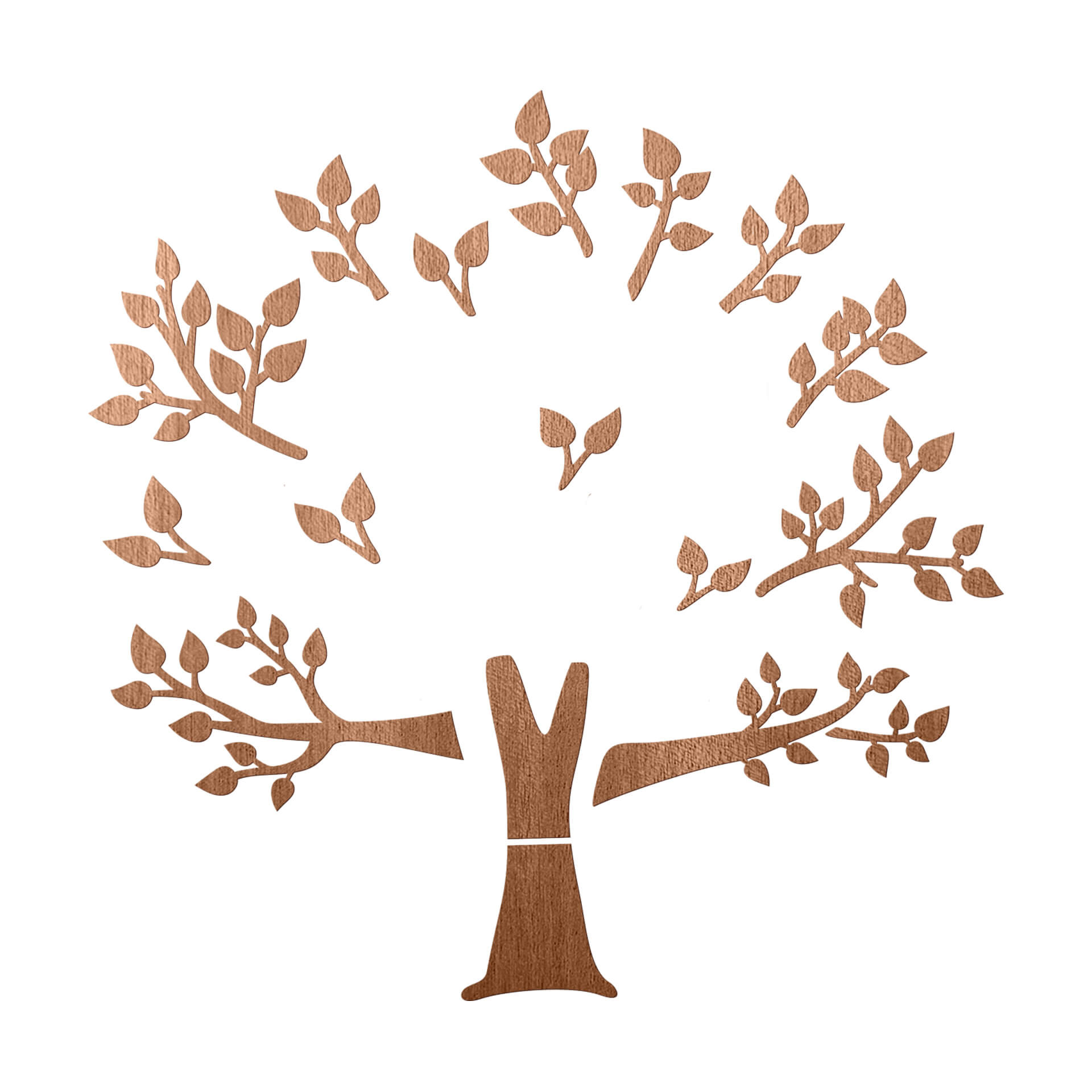Drewniane drzewo genealogiczne XXL Family - drewno mahoniowe