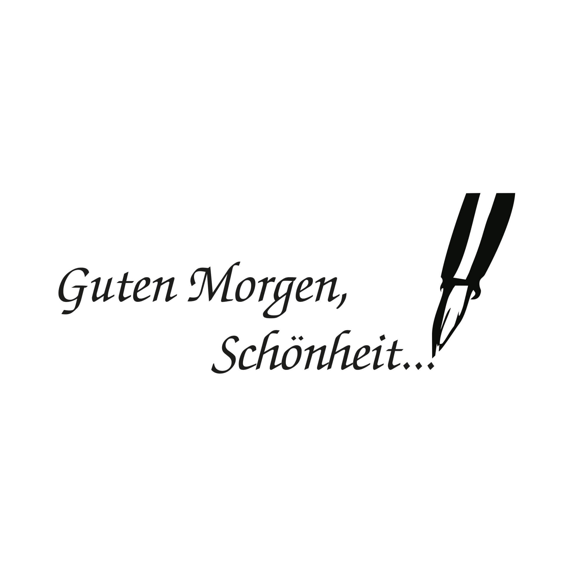 Wandtattoo Guten Morgen, Schönheit