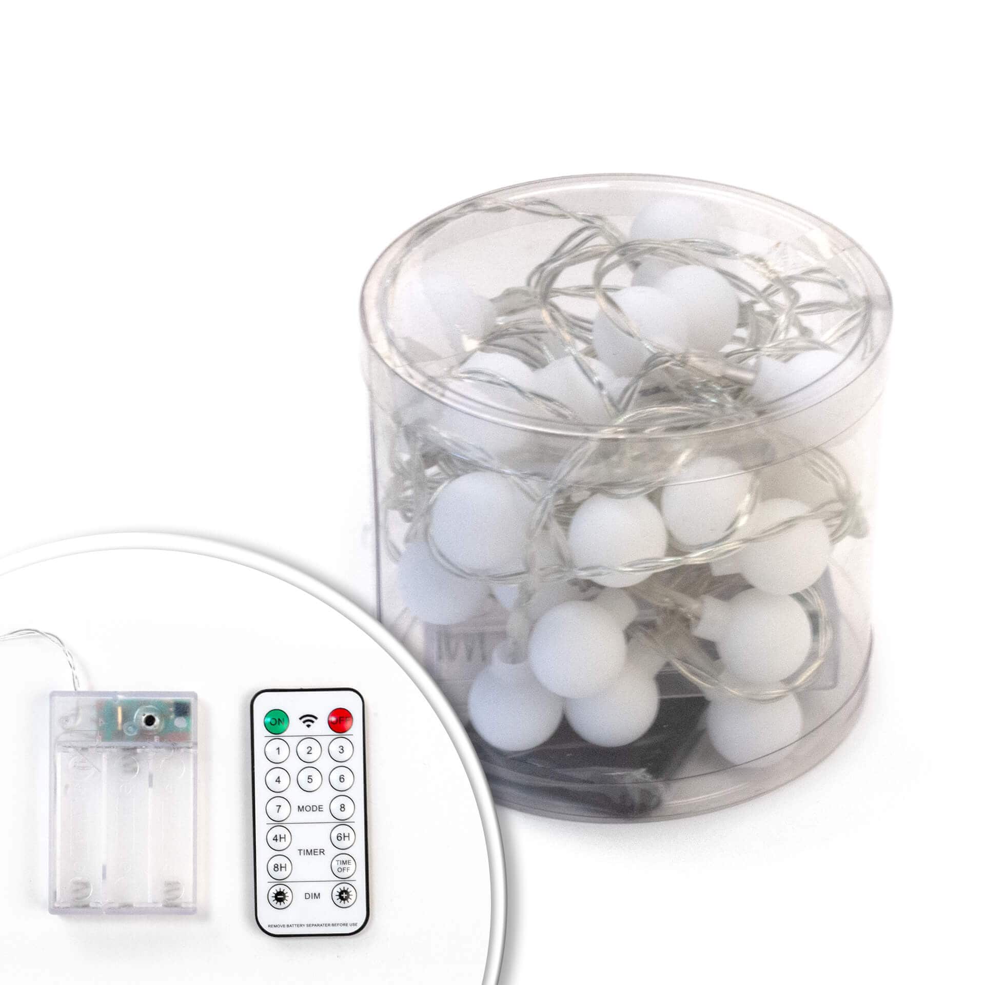 LED Lichterkette Kugeln mehrfarbig