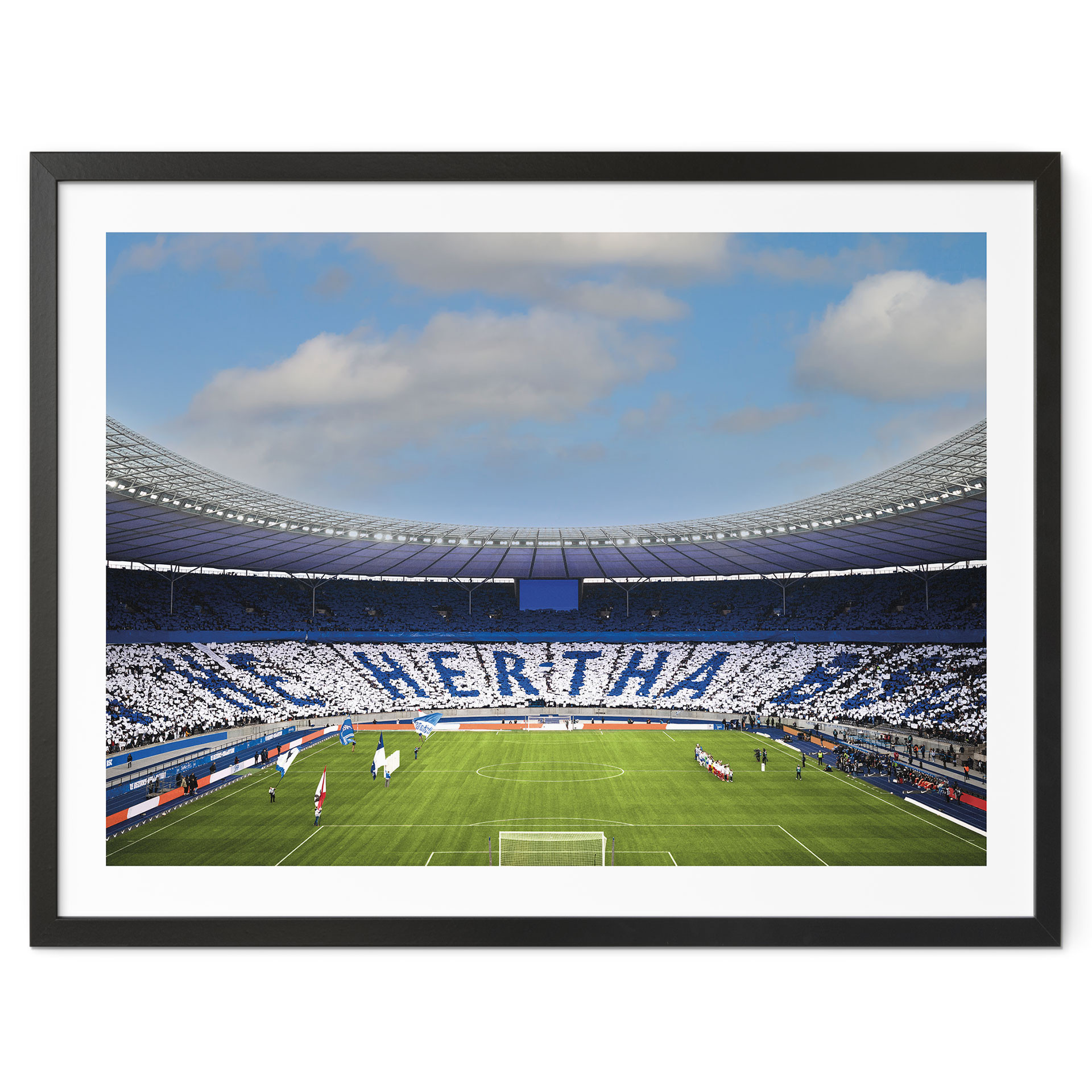 Poster Hertha BSC - Hertha Choreo in der Ostkurve