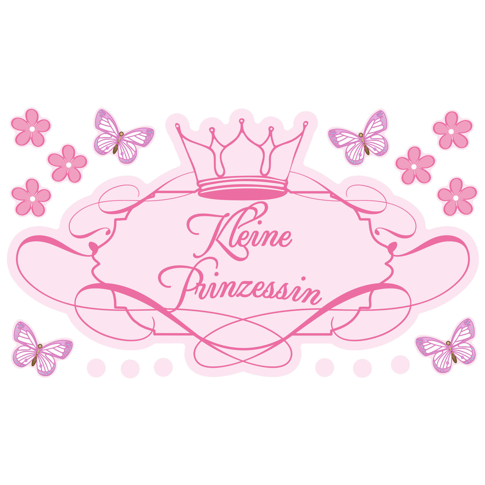 Wandtattoo Kleine Prinzessin