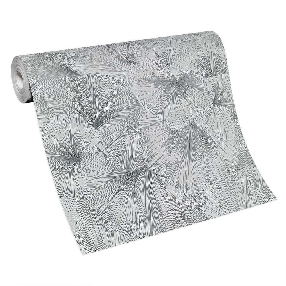 Blad behang, patroon behang Fashion for Walls 4 by Guido Maria Kretschmer grijs