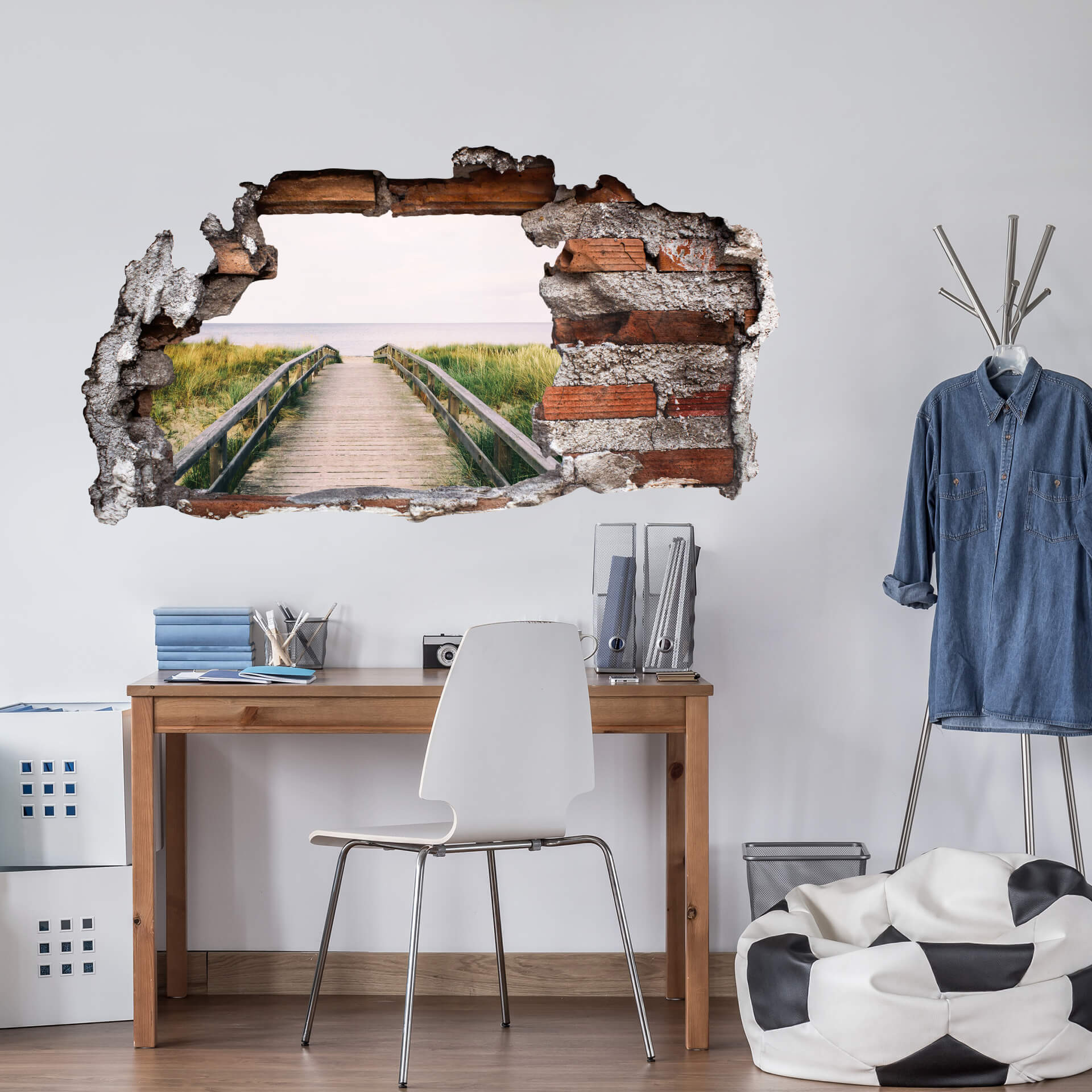3D Wallsticker - udsigt over Østersøen