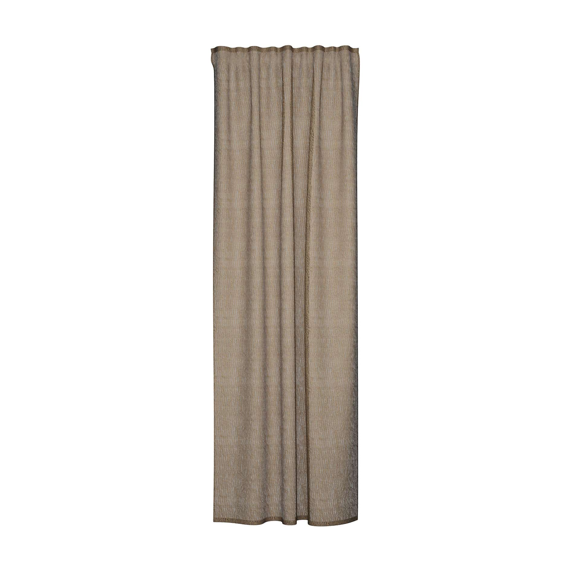 Homing Vorhang mit verdeckten Schlaufen Loik kupfer -  2.45 x 1.4 m