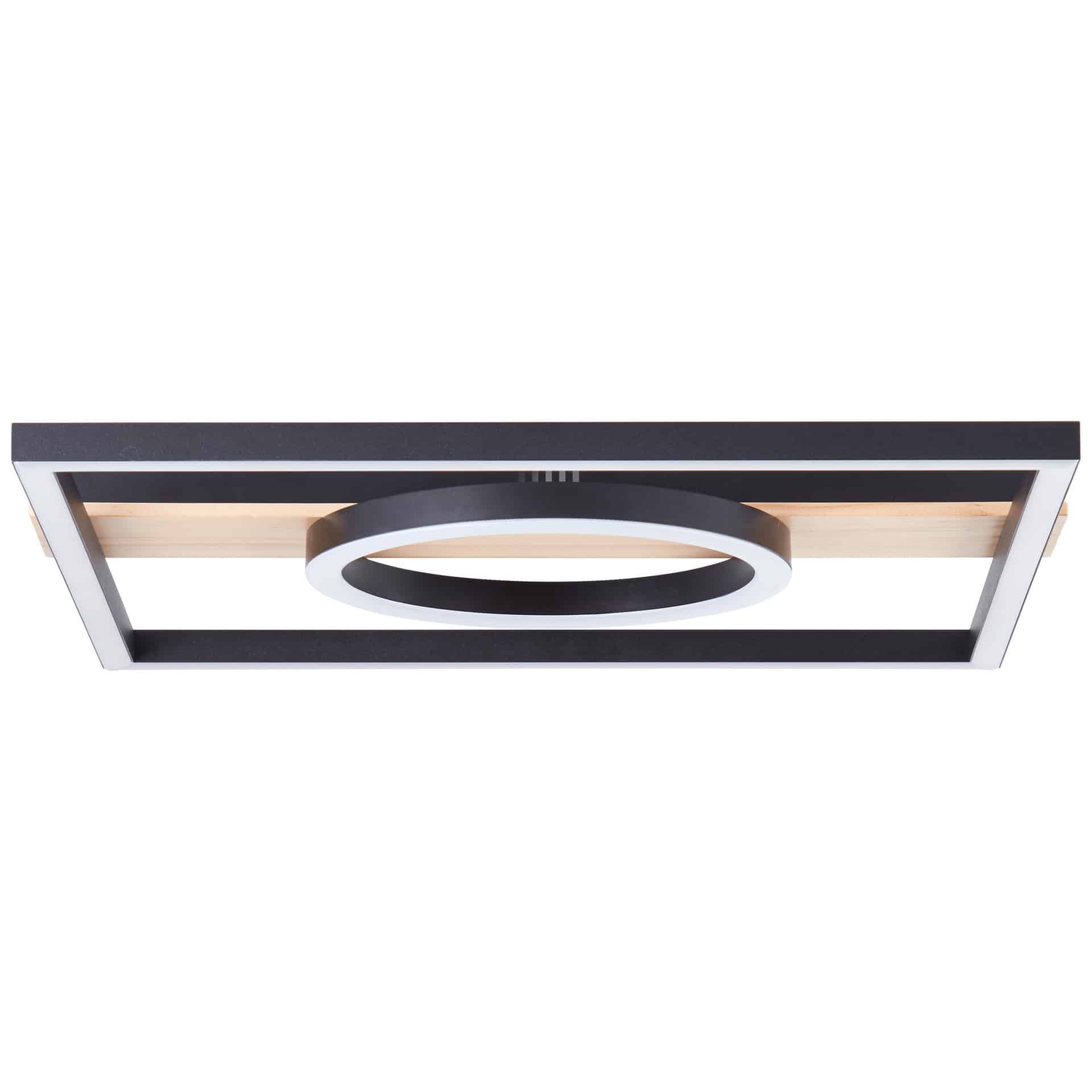 Deckenleuchte Leopold, braun, 5,5 x 42 cm, Holz Lampe