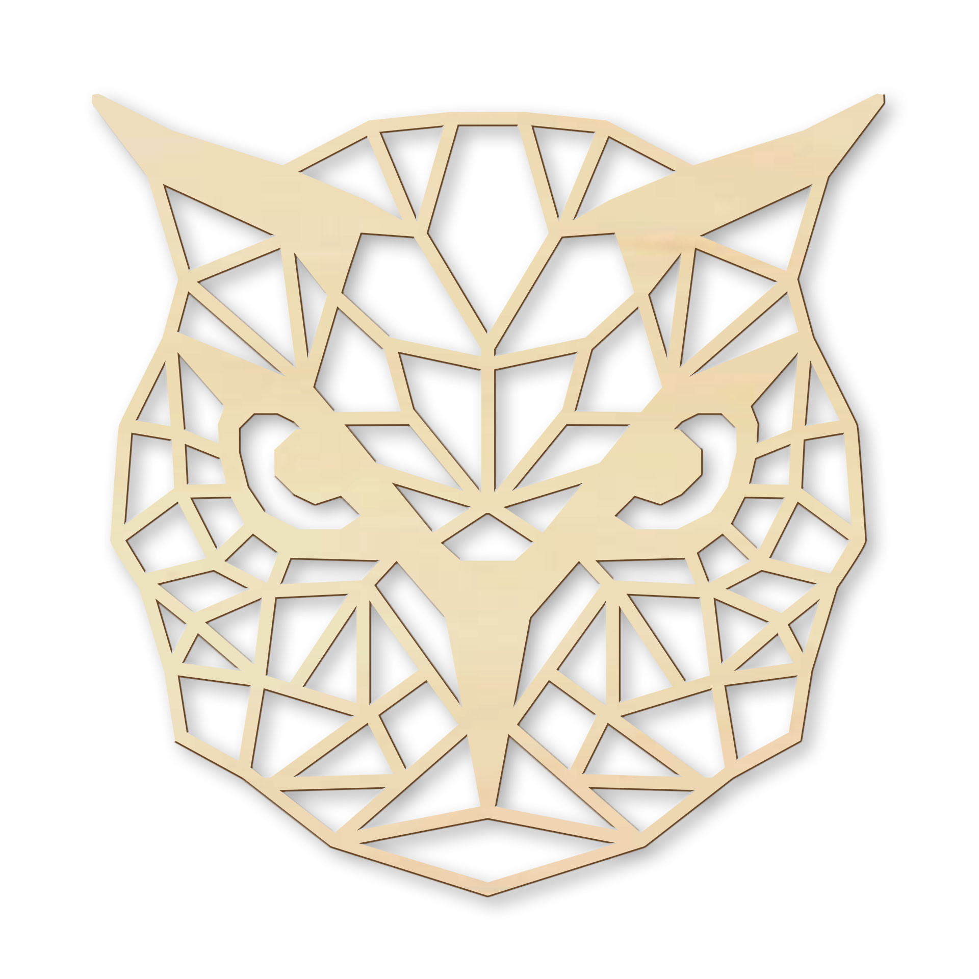 Sztuka z drewna topoli - Sowa origami