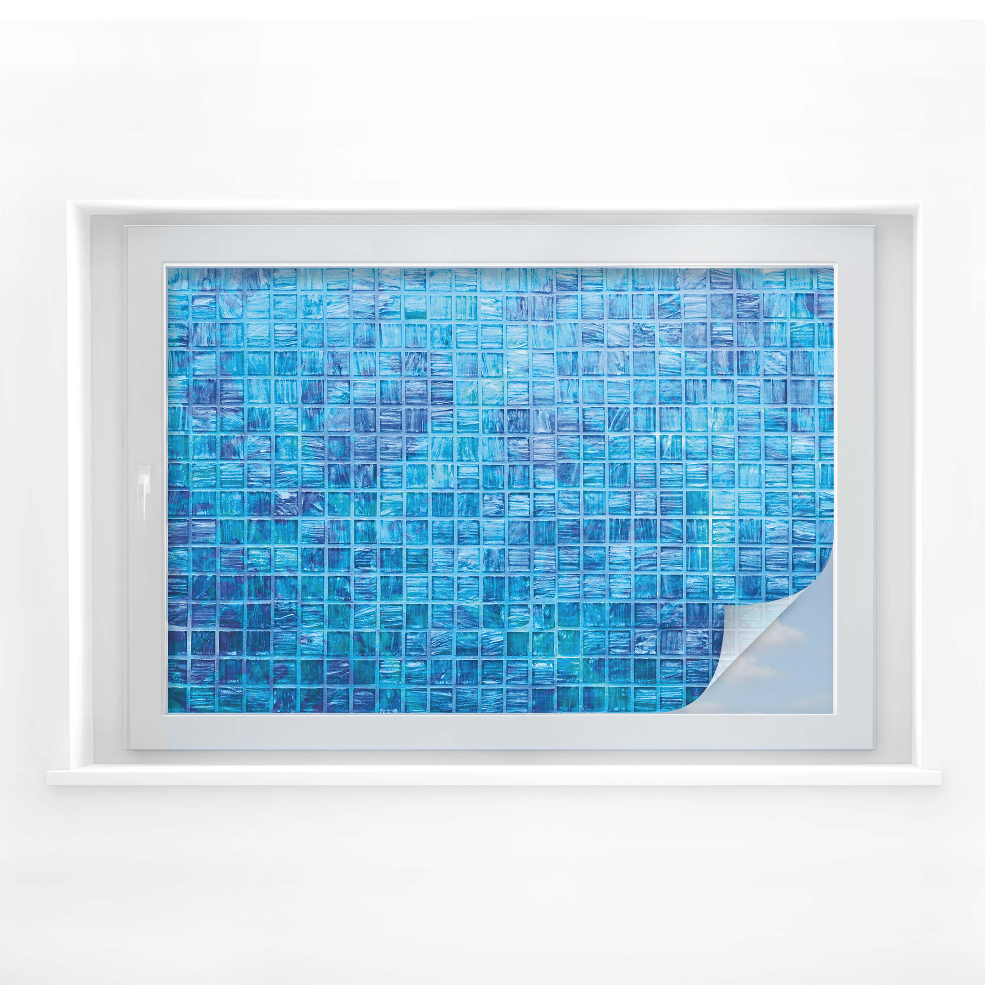 Raamfolie Glass Mosaic
