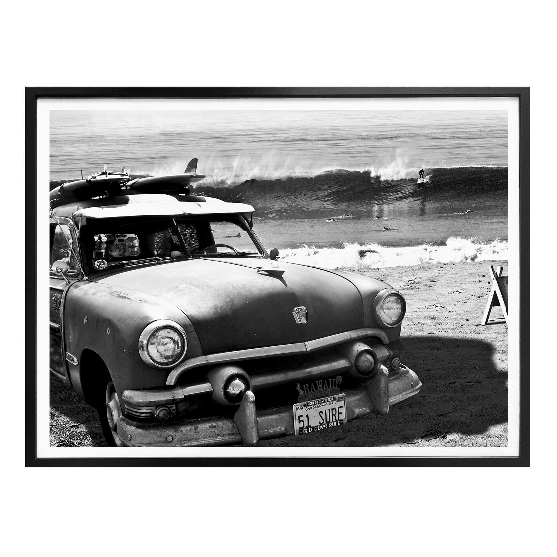 Poster Butterworth - Surfing on Hawaii