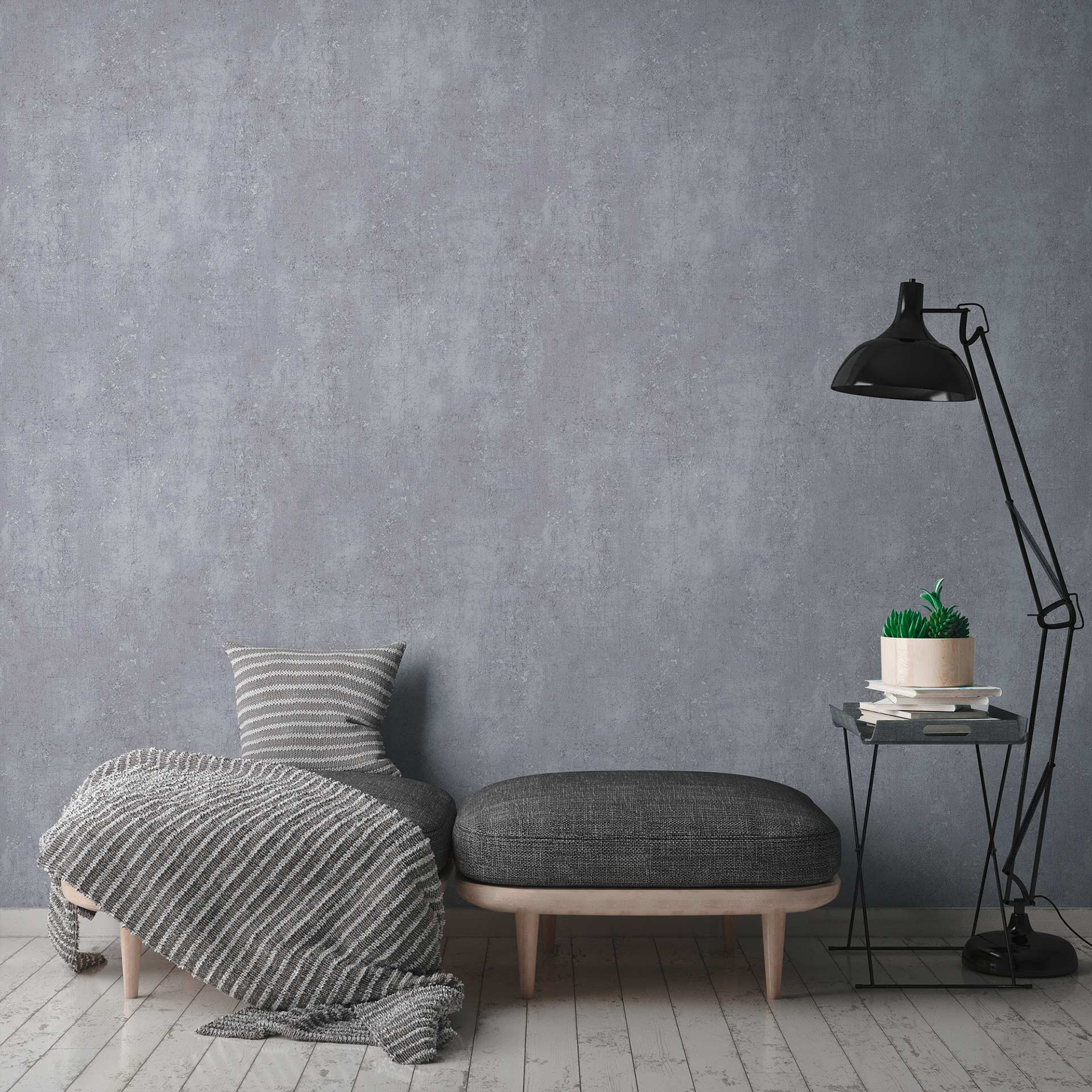 Livingwalls Titanium 3 - Betonlook Vliesbehang