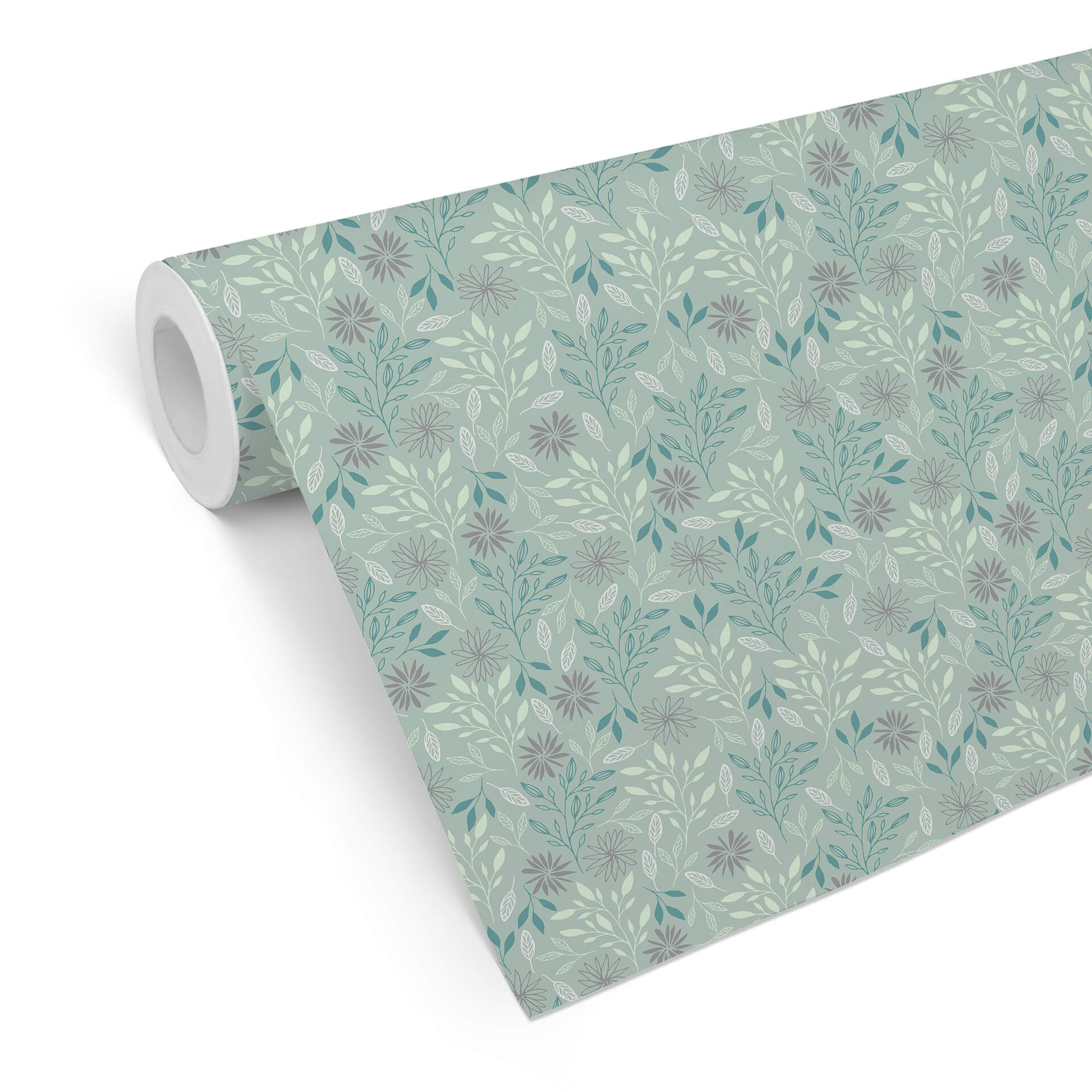 Patroonbehang Graphic Flowers