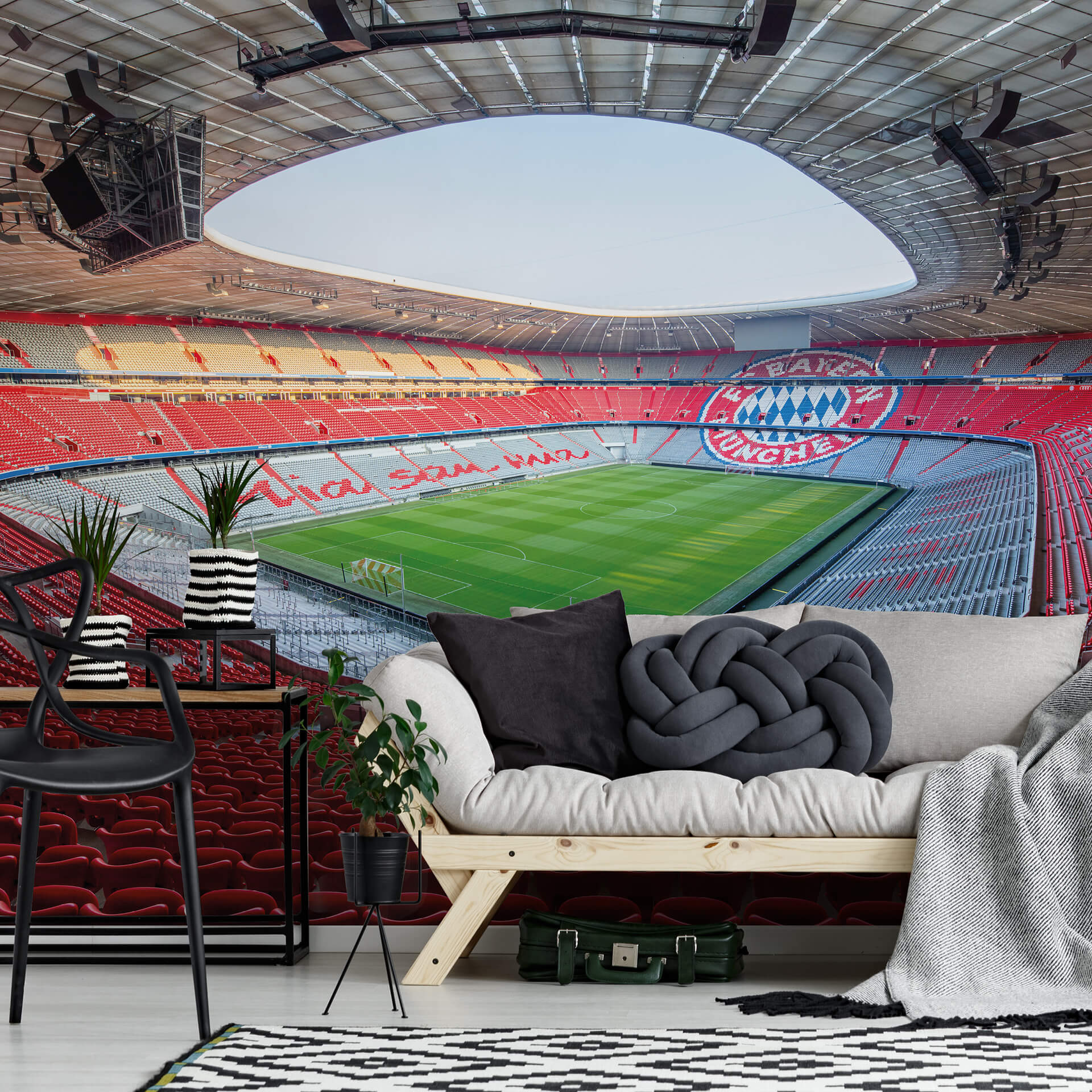 Fotobehang FCB Stadion Mia san mia
