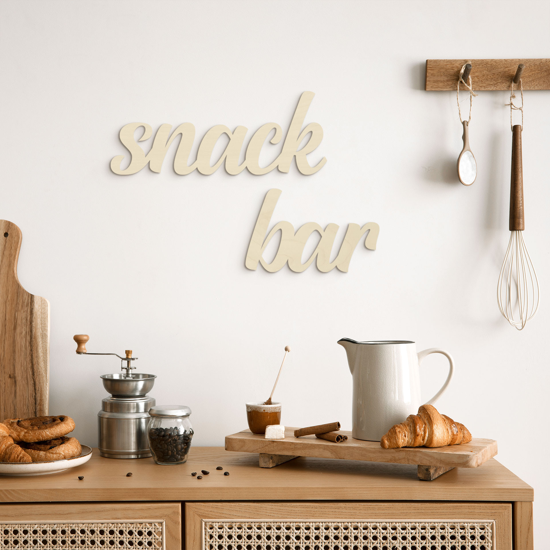 Dekoracja ścienna do kuchni - Snack Bar - Topola