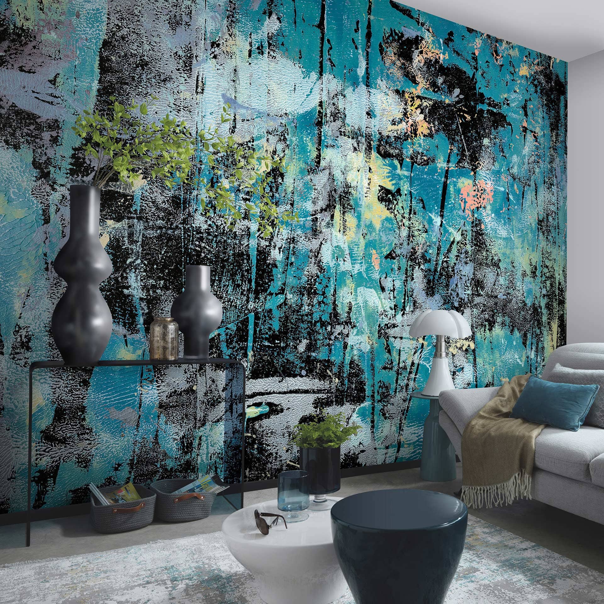 Papier peint numérique Into the blue en 400x270cm Fashion for Walls 4 de Guido Maria Kretschmer