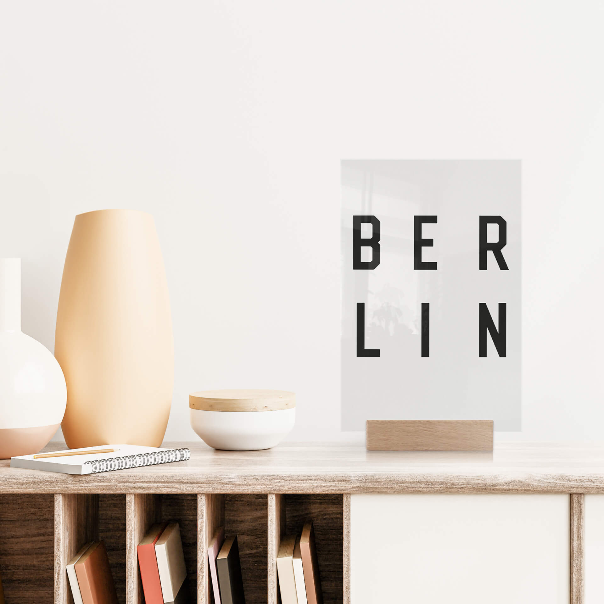 Typografi til bordvisning Berlin