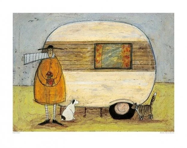 Plakat Sam Toft - Home From Home kunsttryk, Sam Toft (80 x 60 cm)
