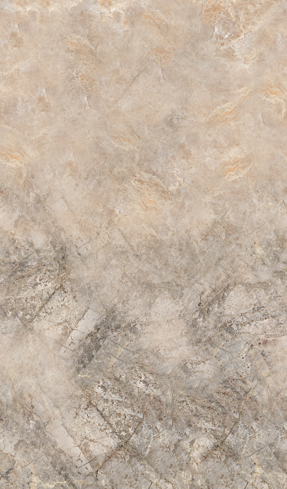 Marmer steen effect behang Beige,Steen effect 2,70 x 1,59 m