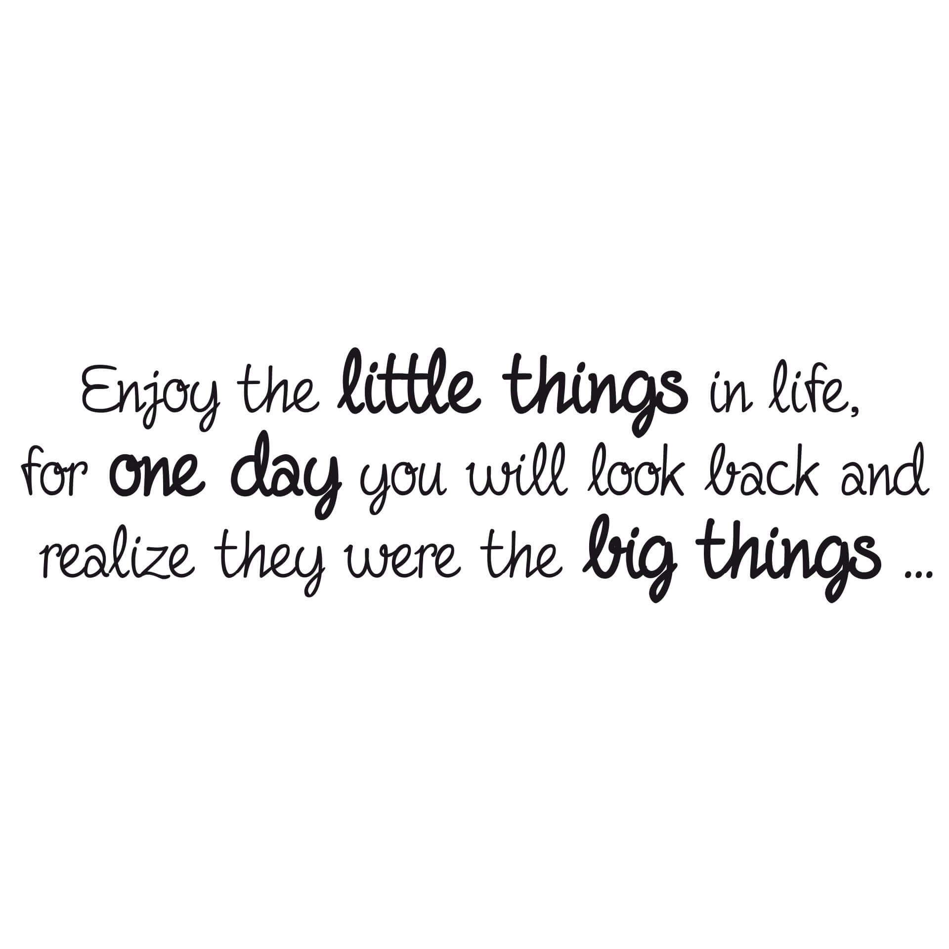 Wallsticker - Enjoy the little things... 2