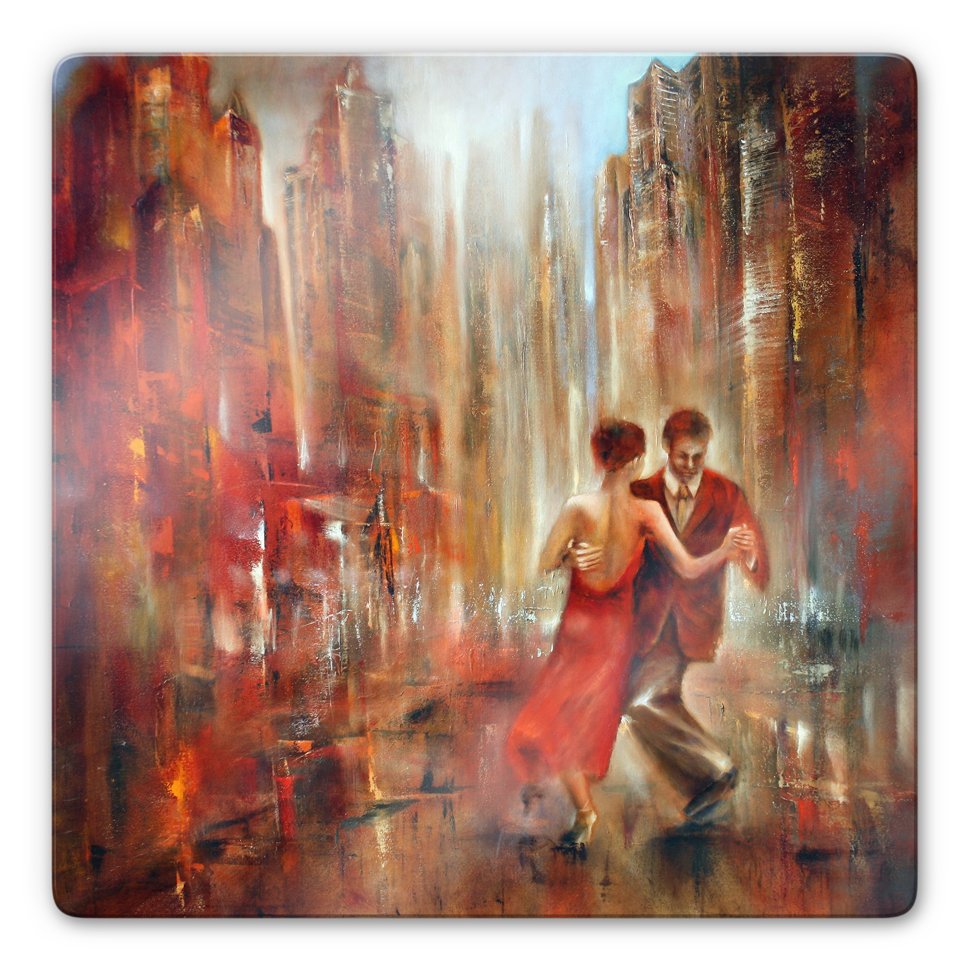 Glasschilderij Schmucker - Tango