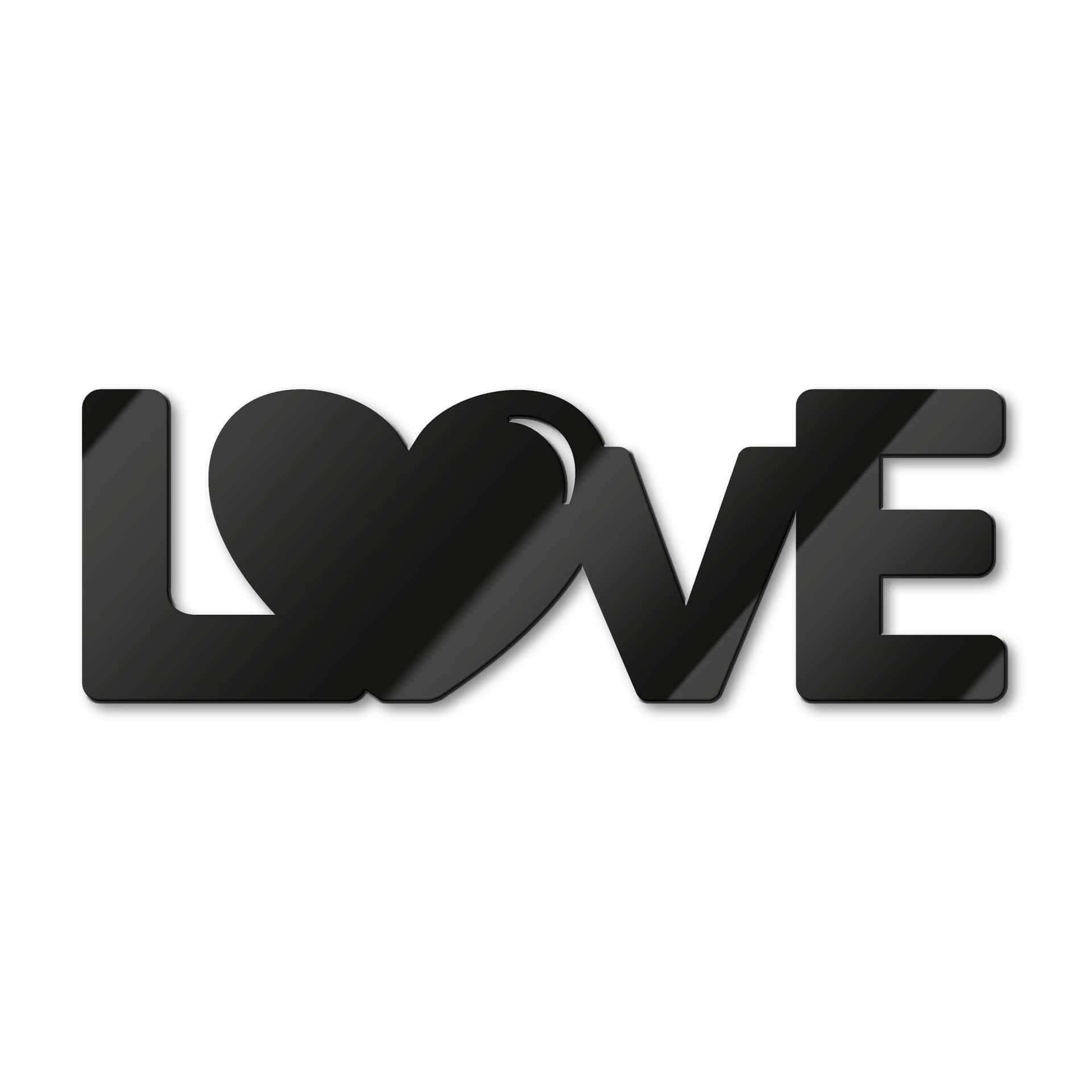 Litery akrylowe Love