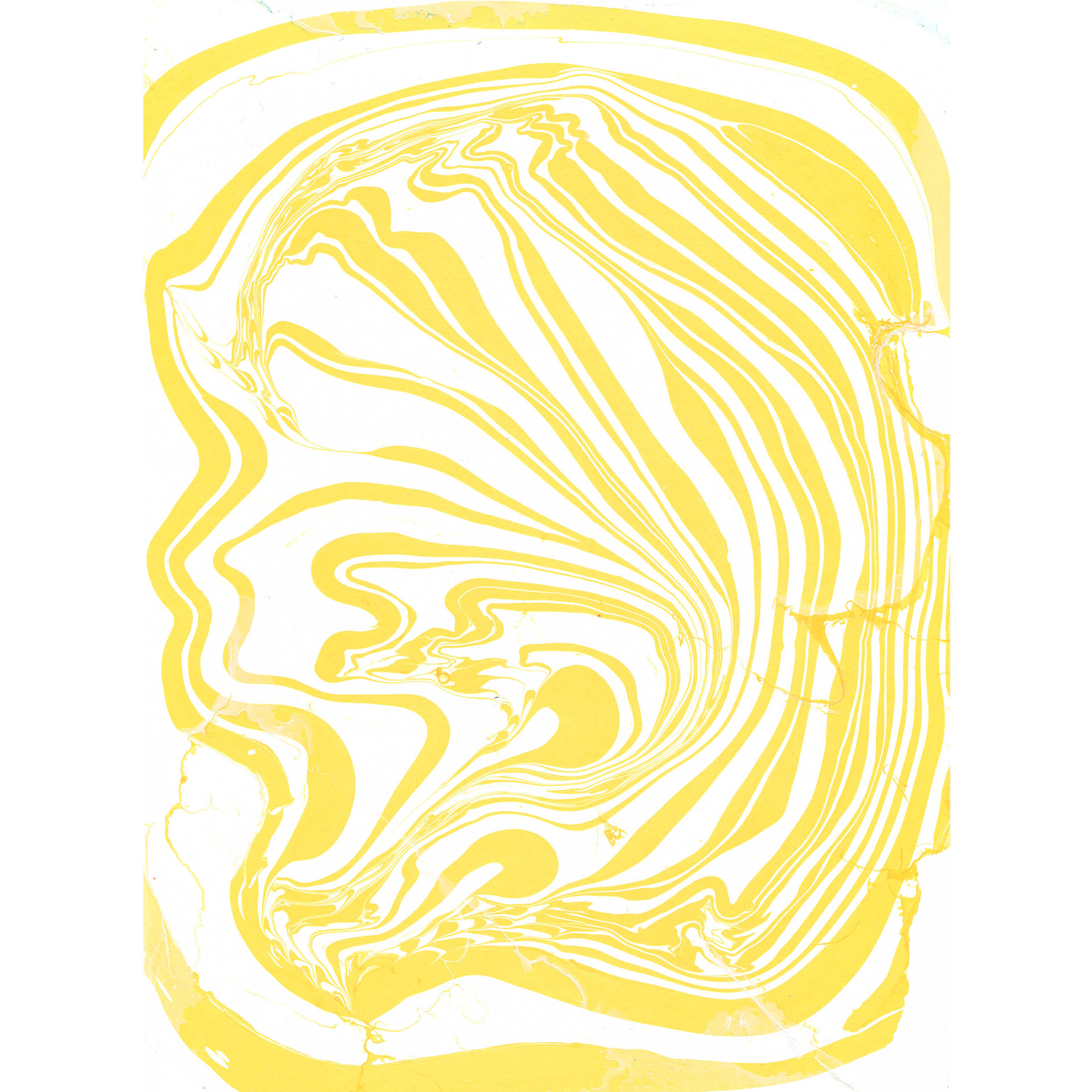 Papier peint photo Impressions de couleur jaune