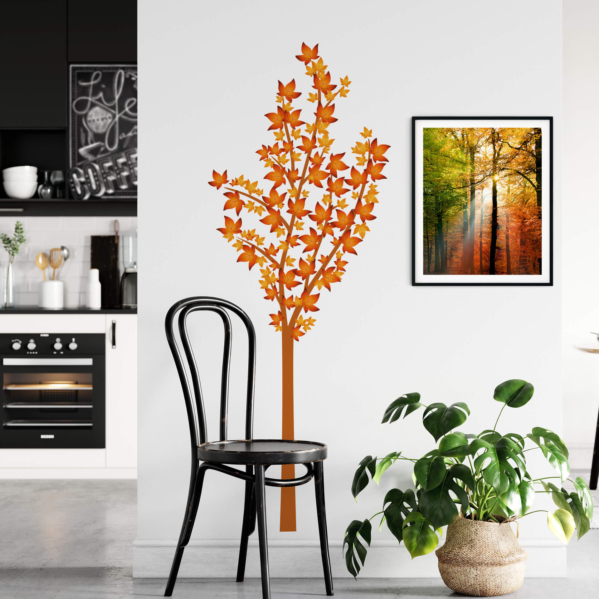 Ahorntræ (2 farver) wallsticker