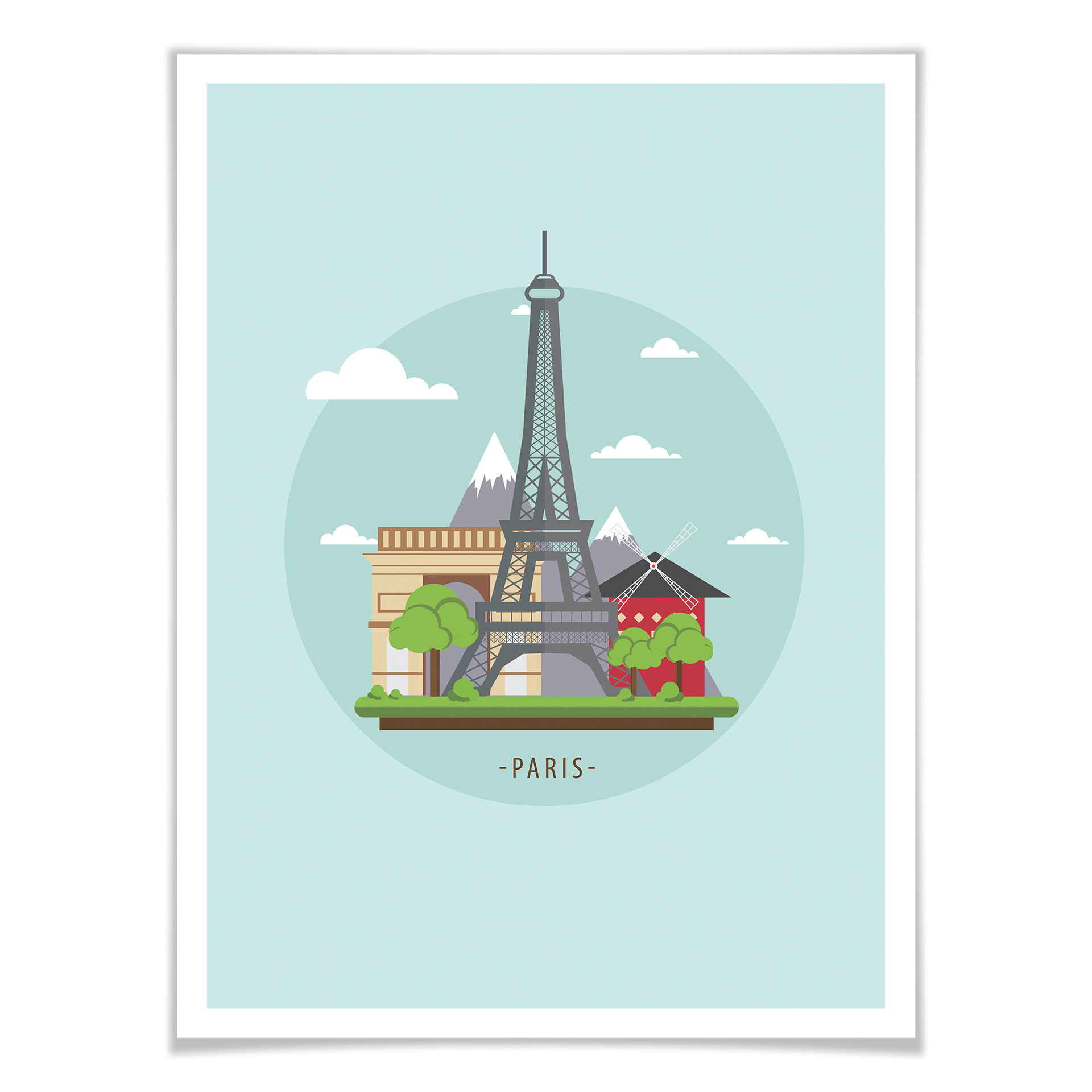 Poster - Visiter Paris