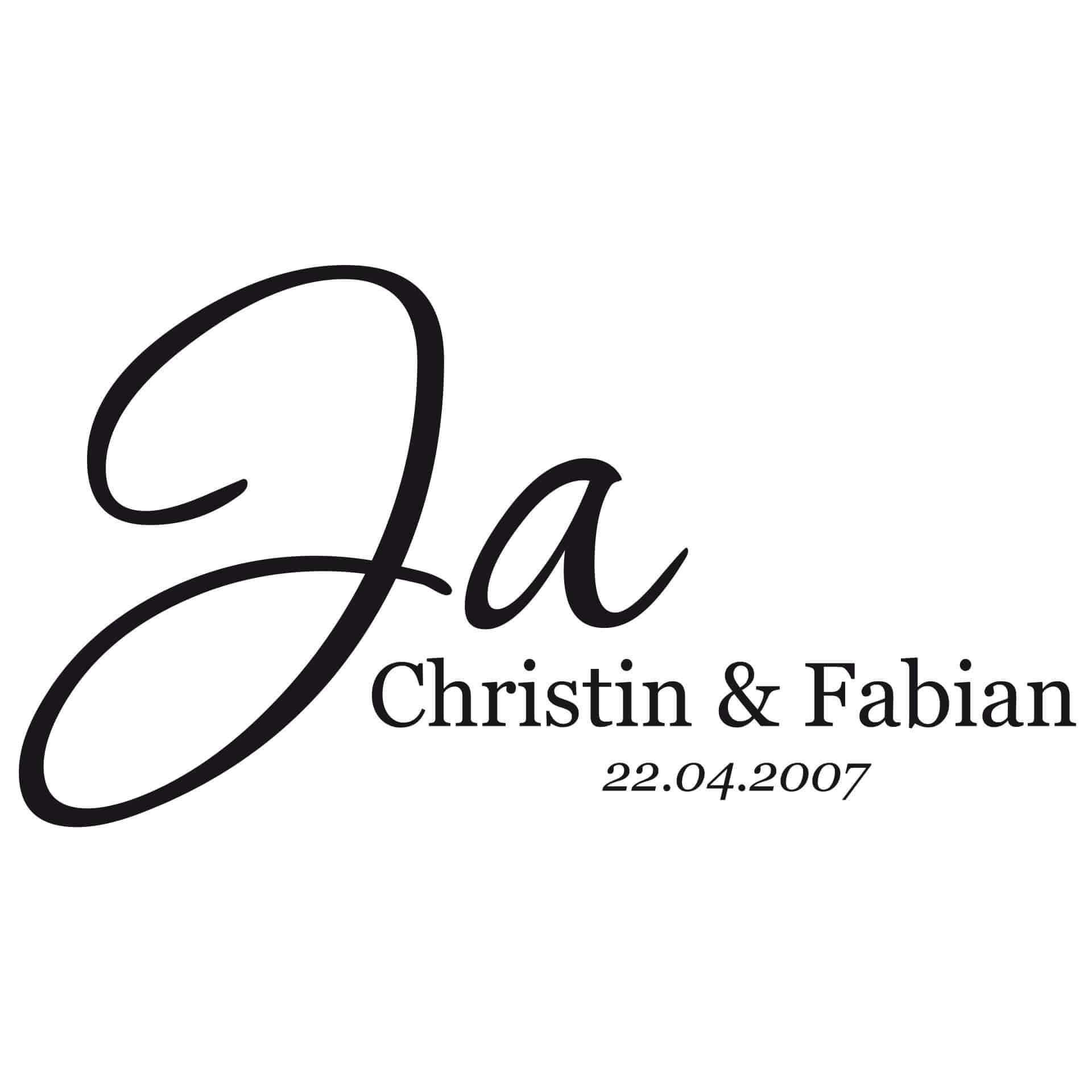 Wallsticker - + Navn + Dato Ja