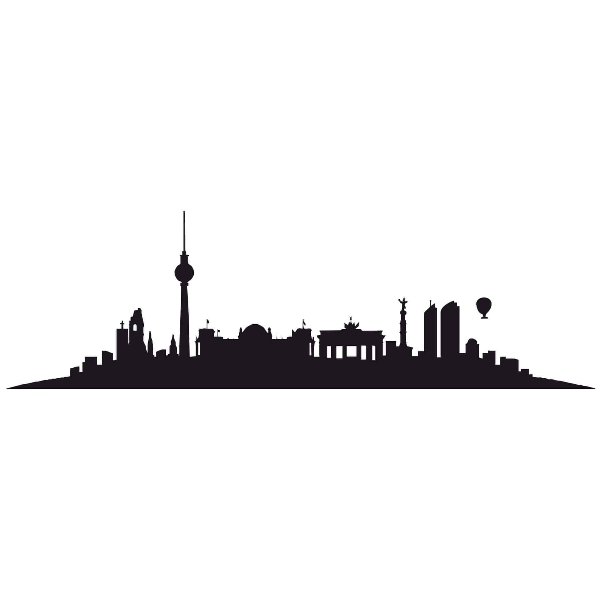 Sticker mural - Berlin Skyline 2