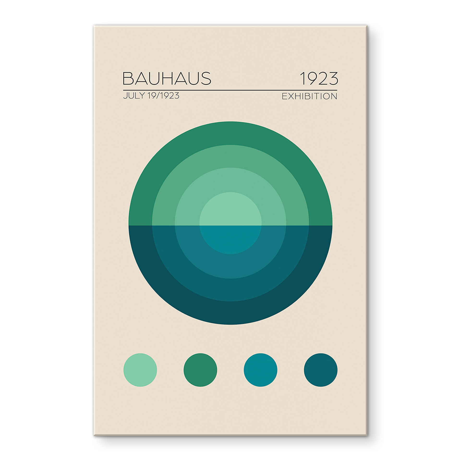 Akrylbillede Bauhaus Mavi Daire - Tunaboylu