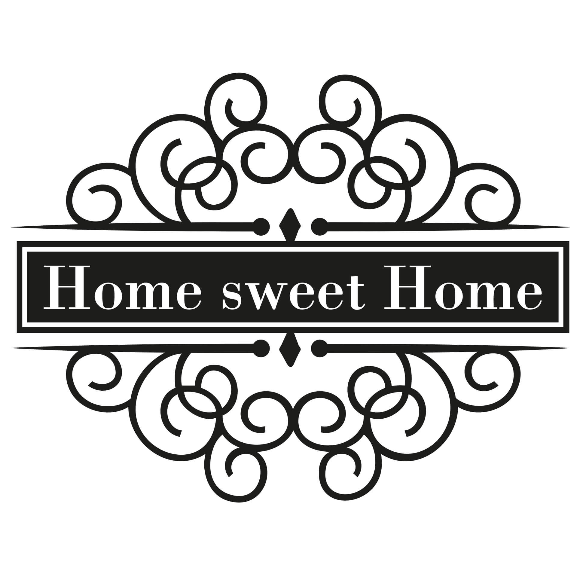 Wallsticker Home sweet Home 3