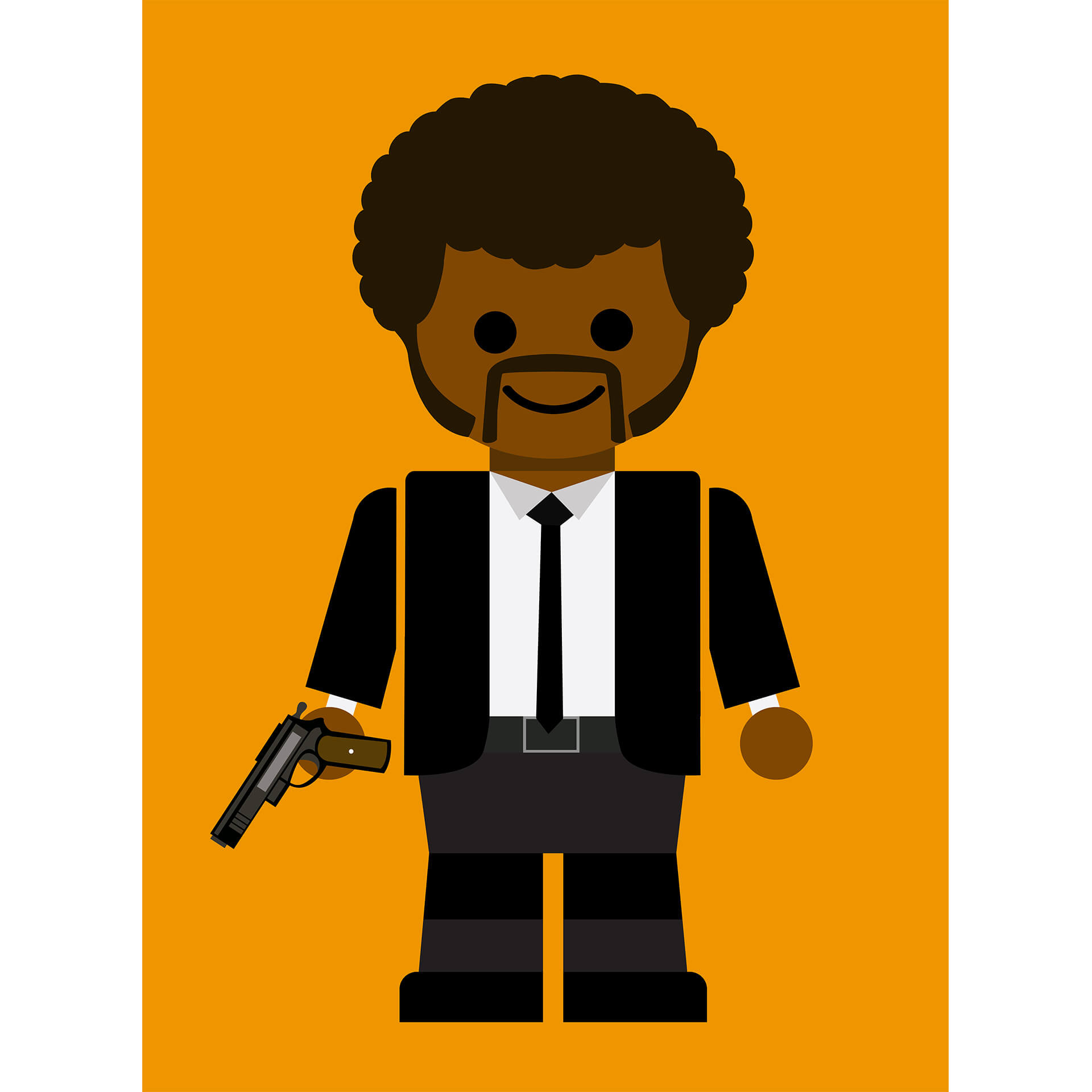Fotobehang Gomes - Pulp Fiction - Jules Winnfield