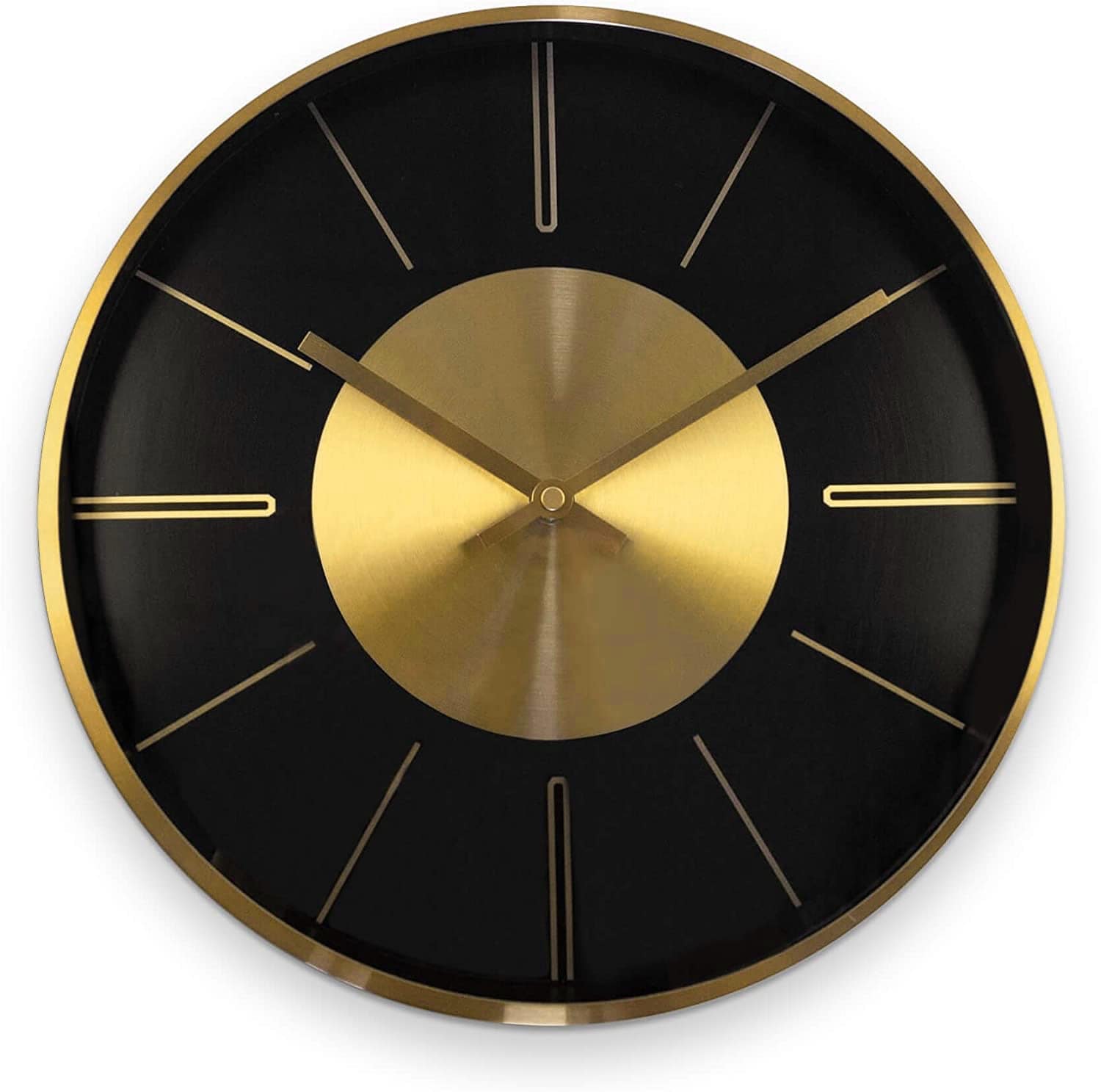 Moderne Wanduhr Aluminium Gold - Rund Ø30 cm
