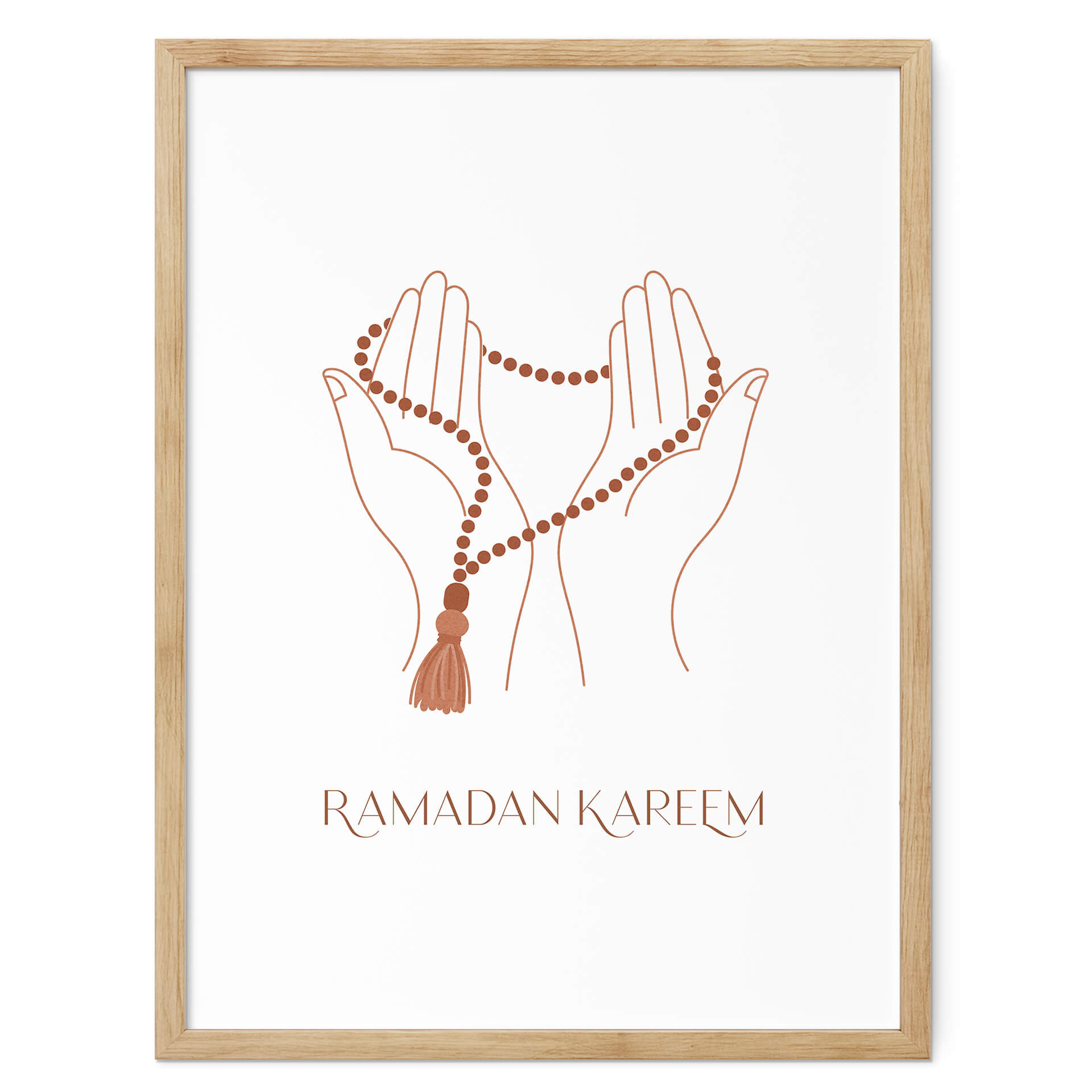Poster Ramadan Kareem Hände