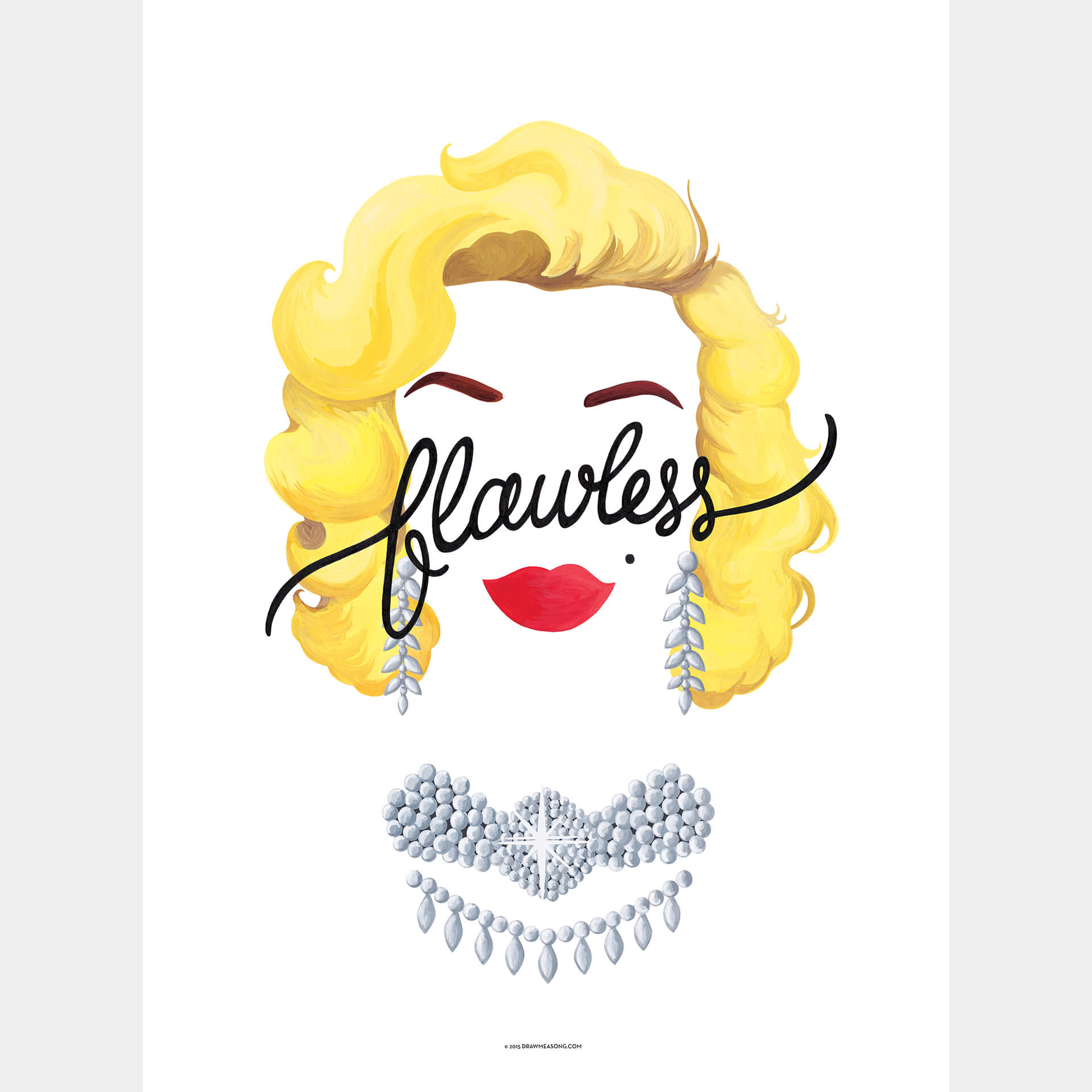 Fotobehang Tohmé - Flawless Marilyn