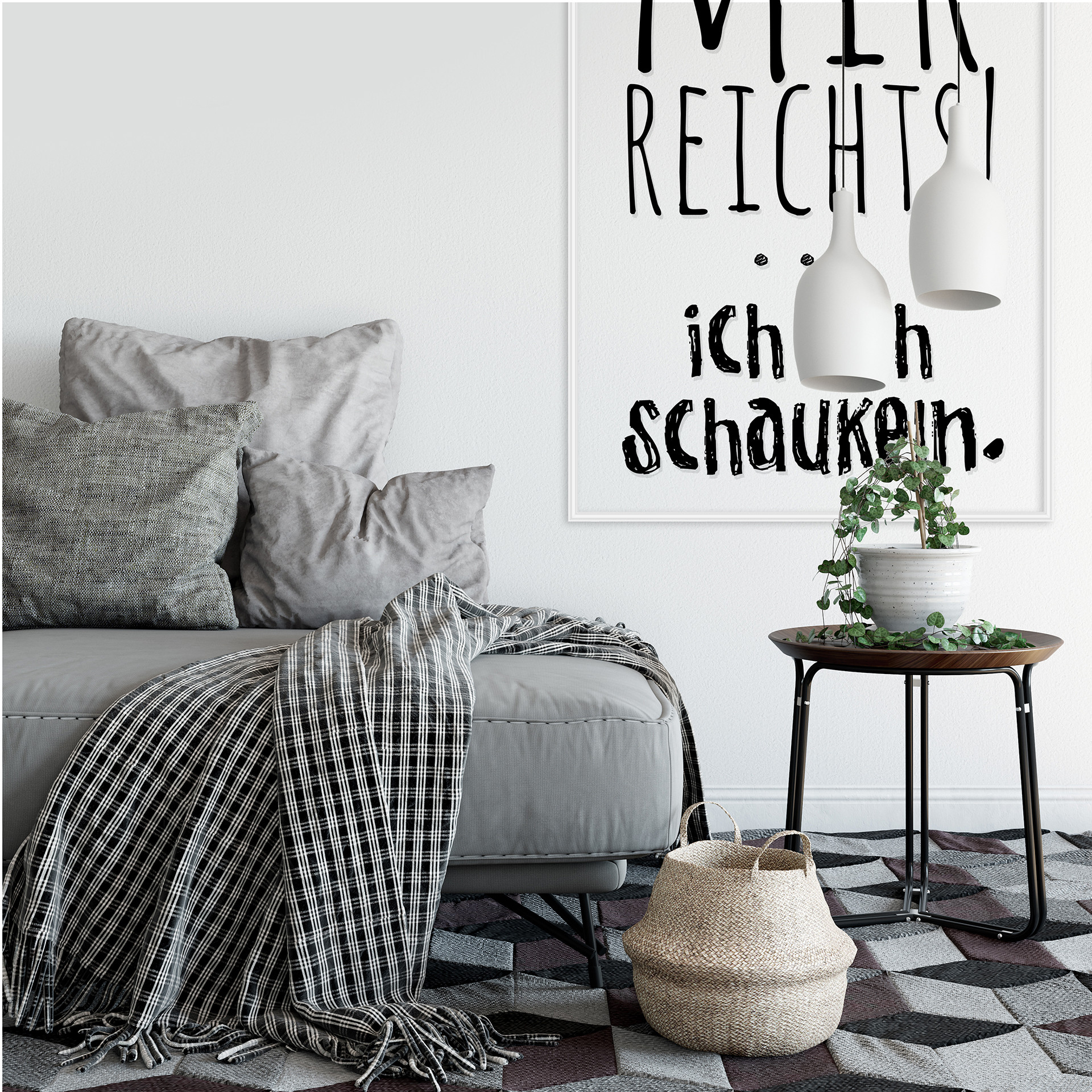 Wallprint Mir reichts, ich geh schaukeln