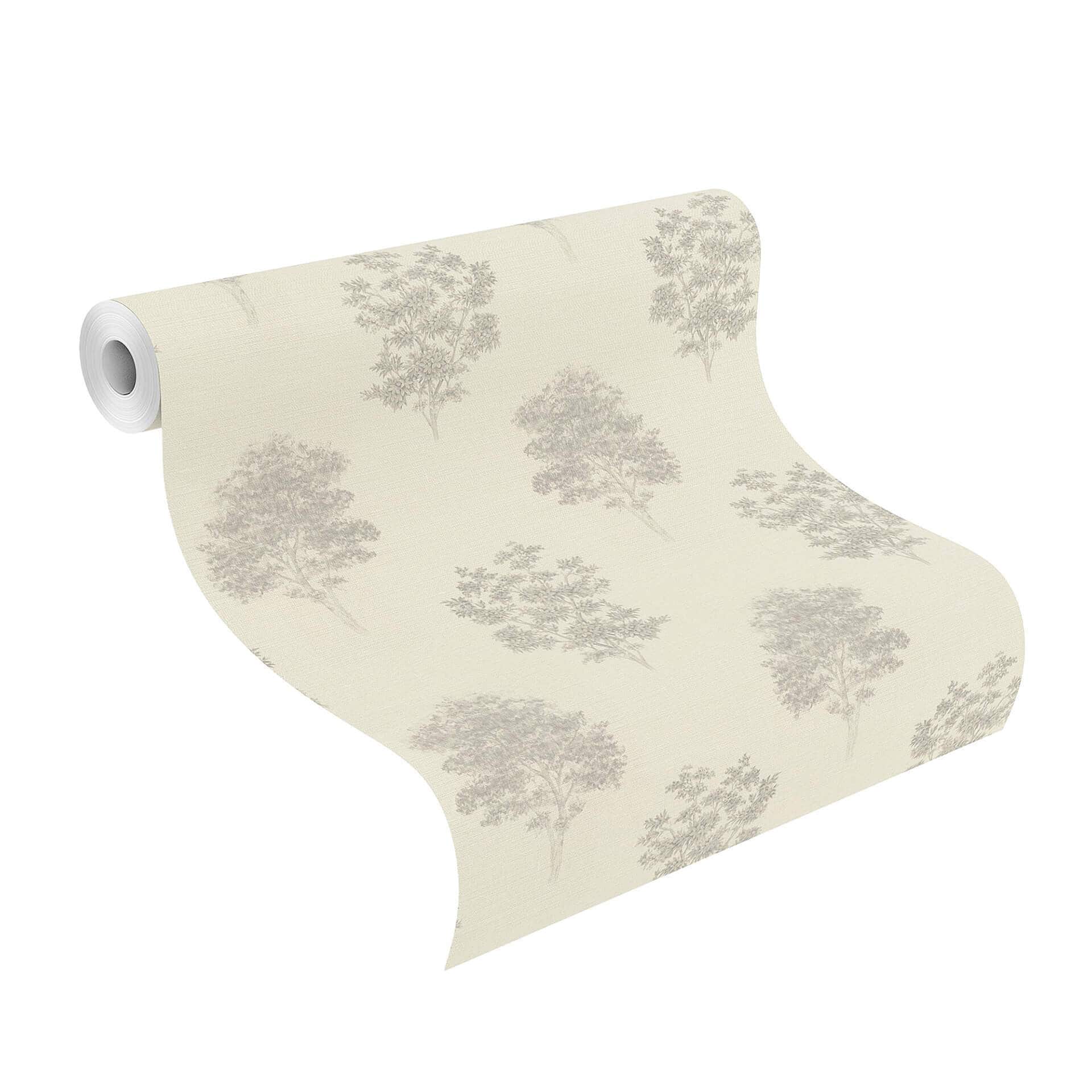 Rasch Lazy Sunday 2 Vliestapete Creme, Taupe