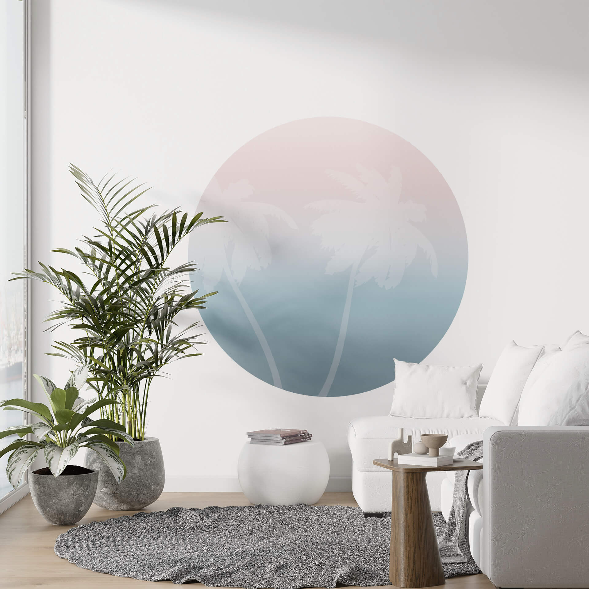 Wandtattoo - Ombre Paradies - Rund