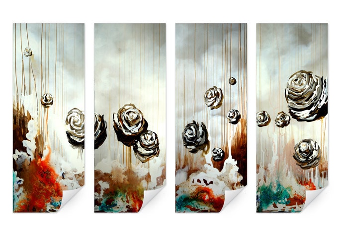 Wallprint W - Fedrau - Paradiesisch (4-teilig)