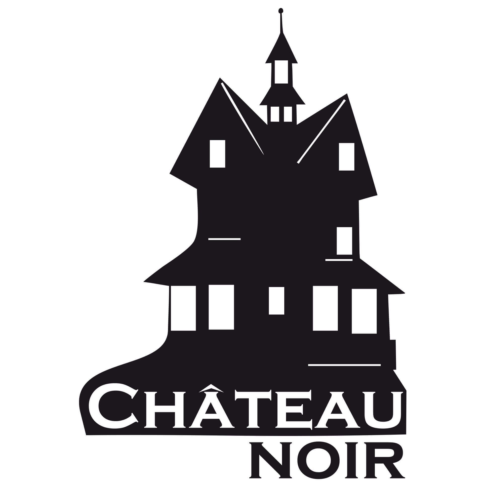 Sticker mural - Château noir
