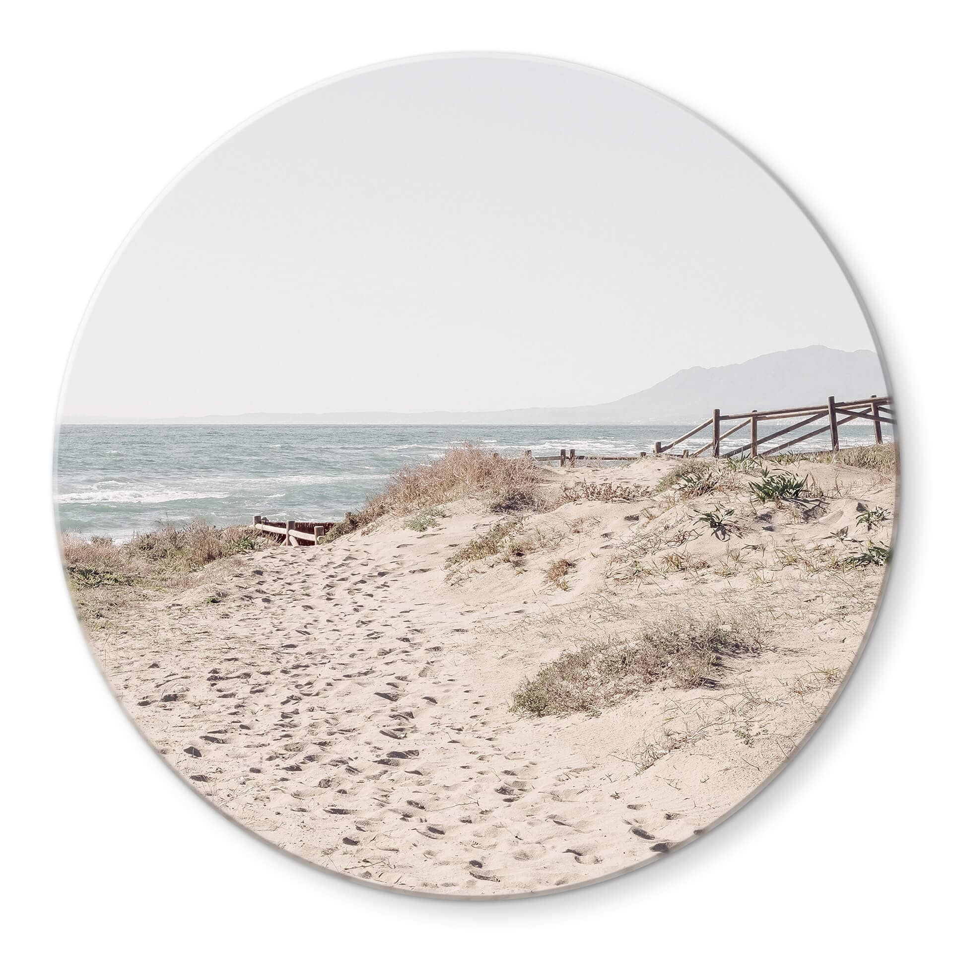 Tableau sur verre 1X Studio - Montée de plage sur les dunes