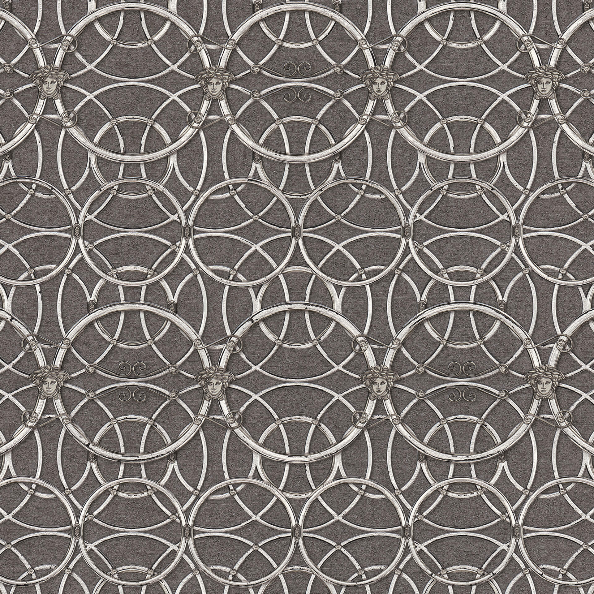 Versace Scala del Palazzo vliesbehang metallic