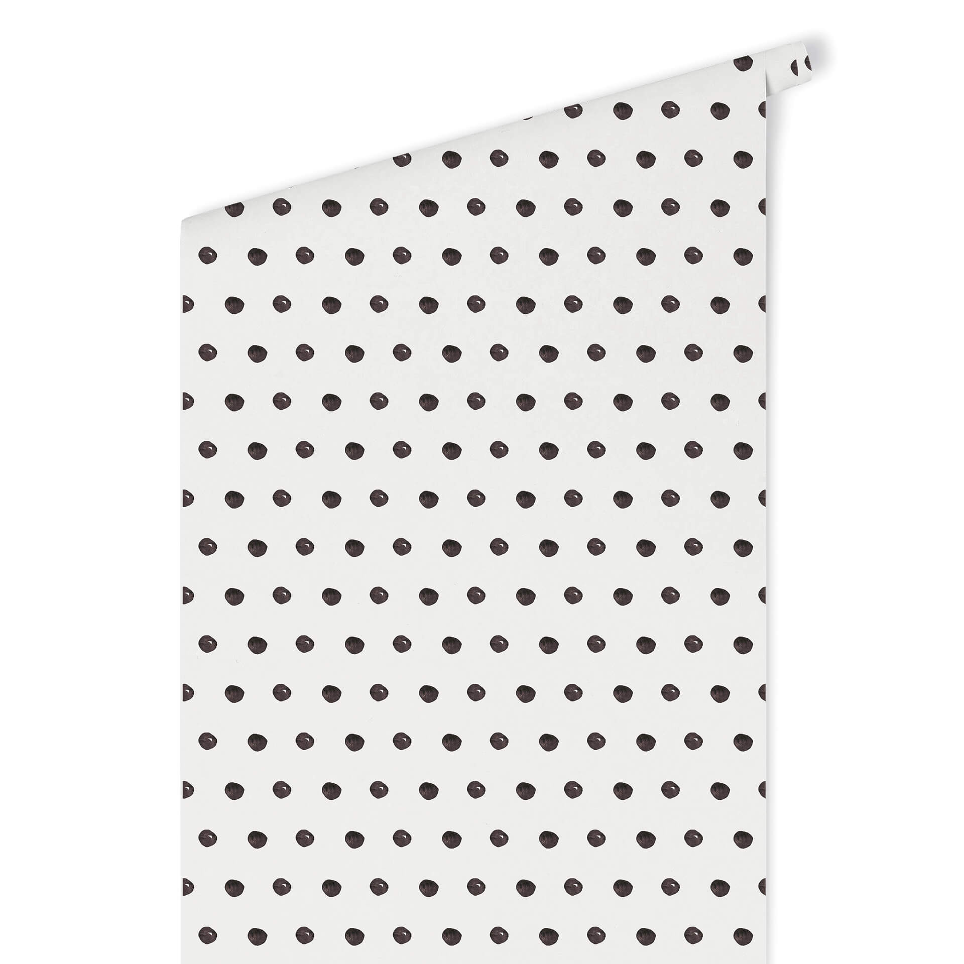 Patroonbehang – Aquarel Dots 02 – zwartwit