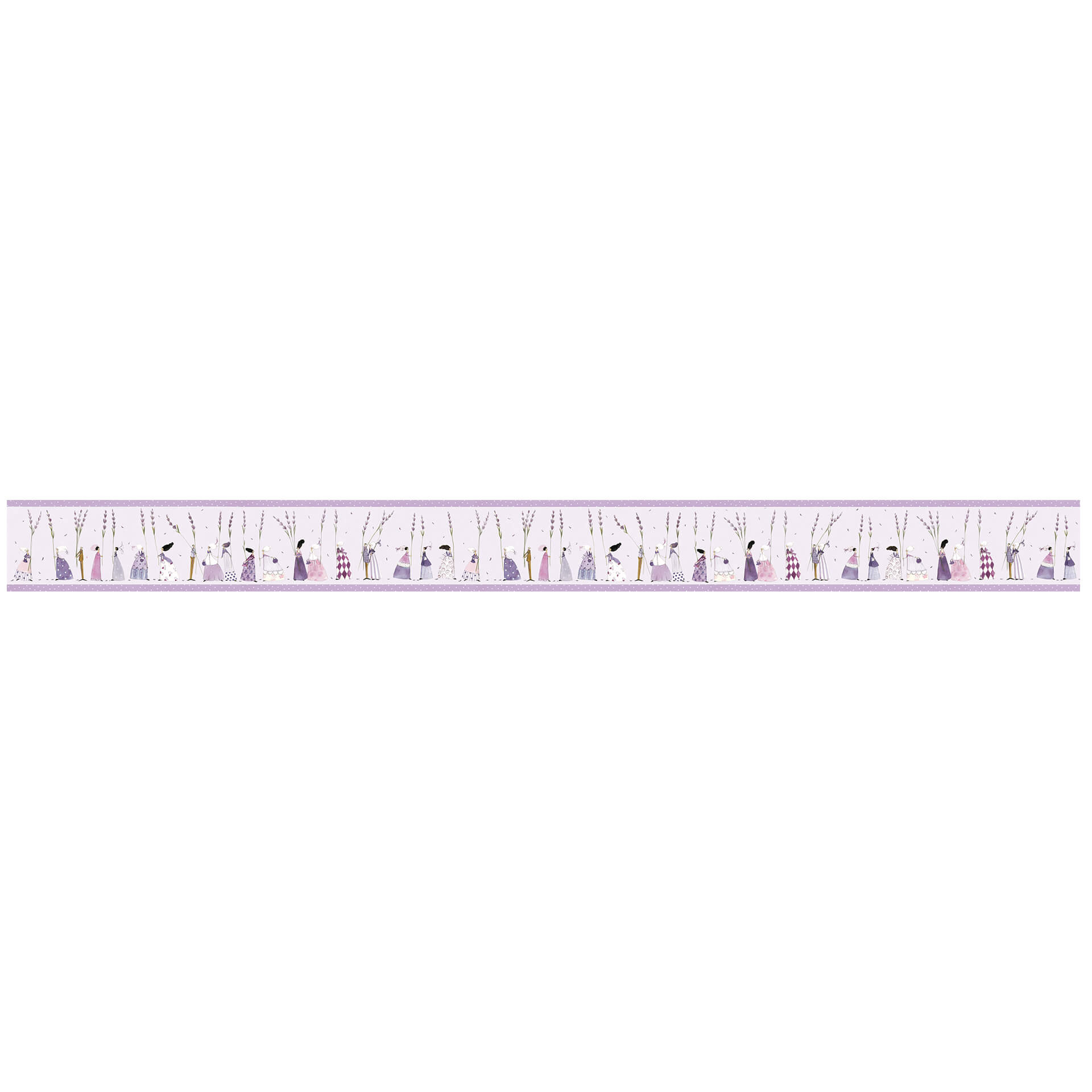 Behangrand zelfklevend Leffler - Lavender Ladies