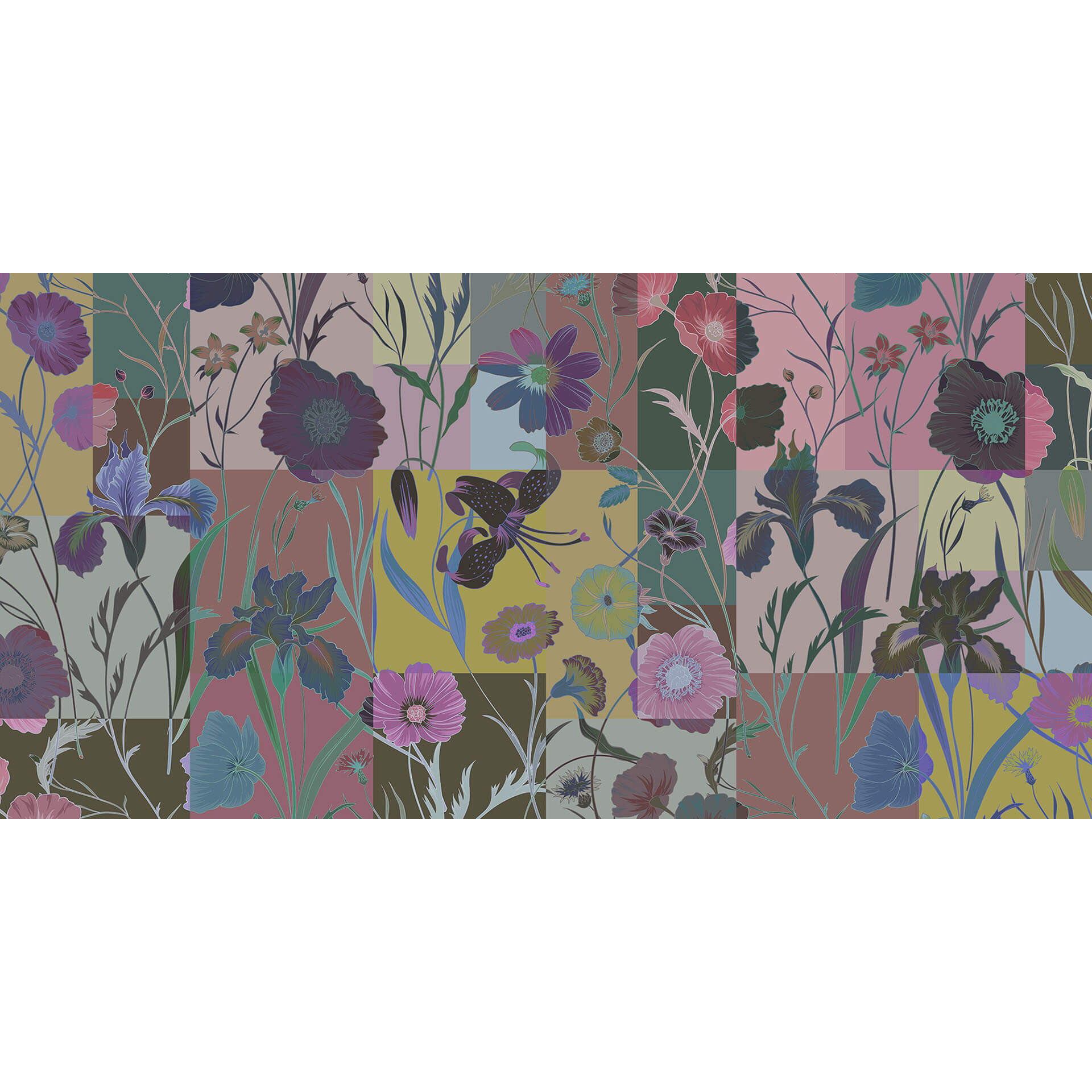 Livingwalls Fotobehang Walls by Patel 2 floral patch 3